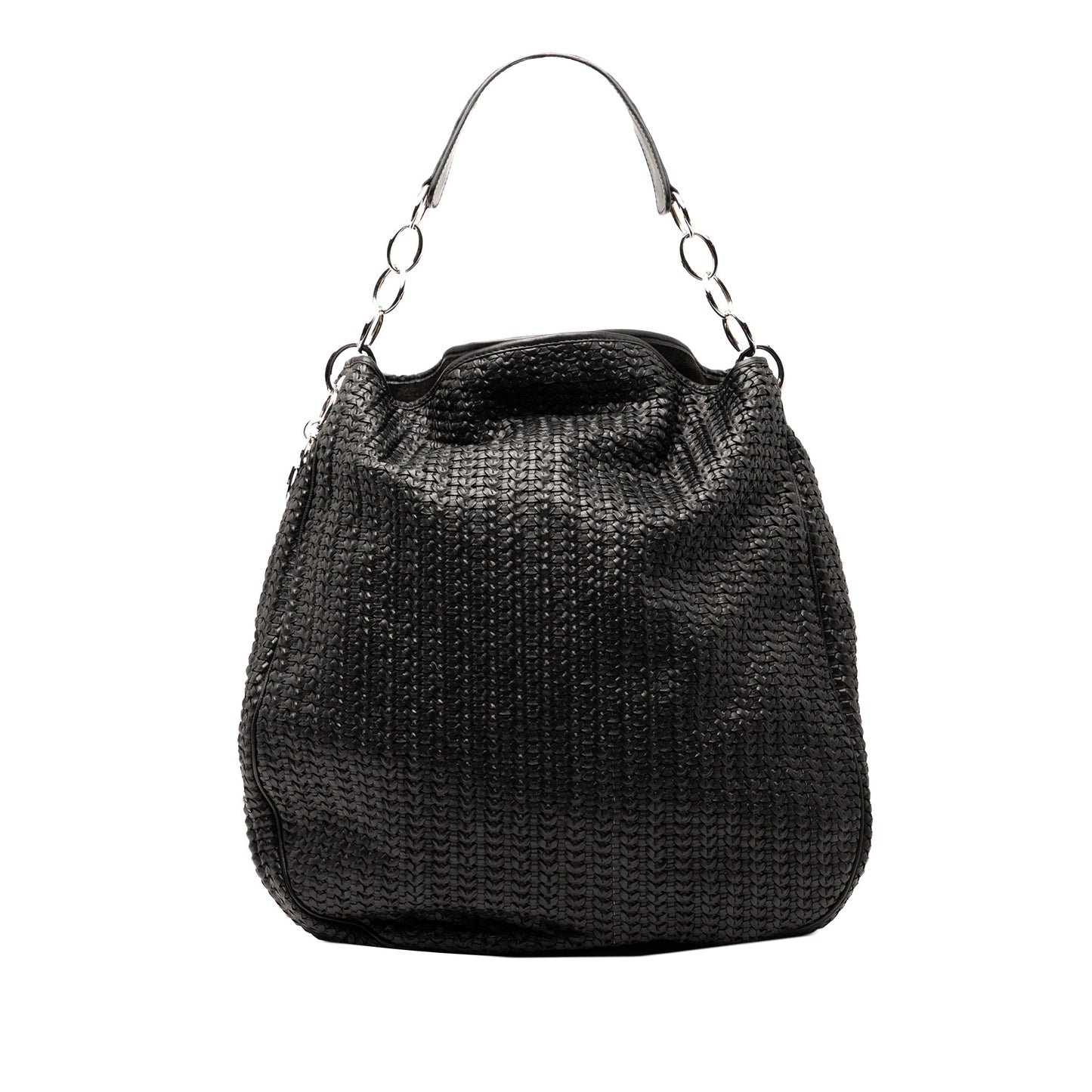 Dior Woven Lambskin Soft Lady Dior Hobo