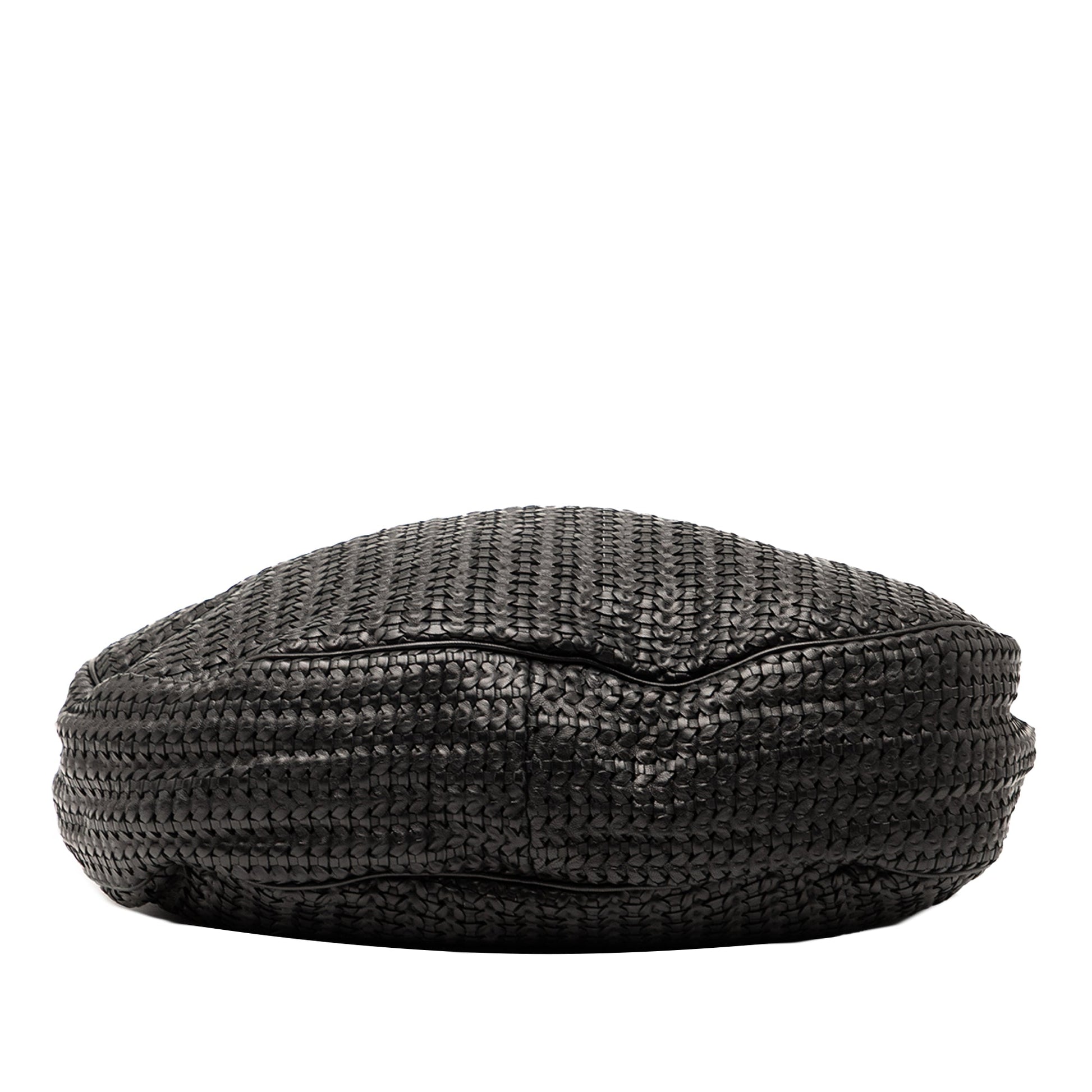 Dior Woven Lambskin Soft Lady Dior Hobo
