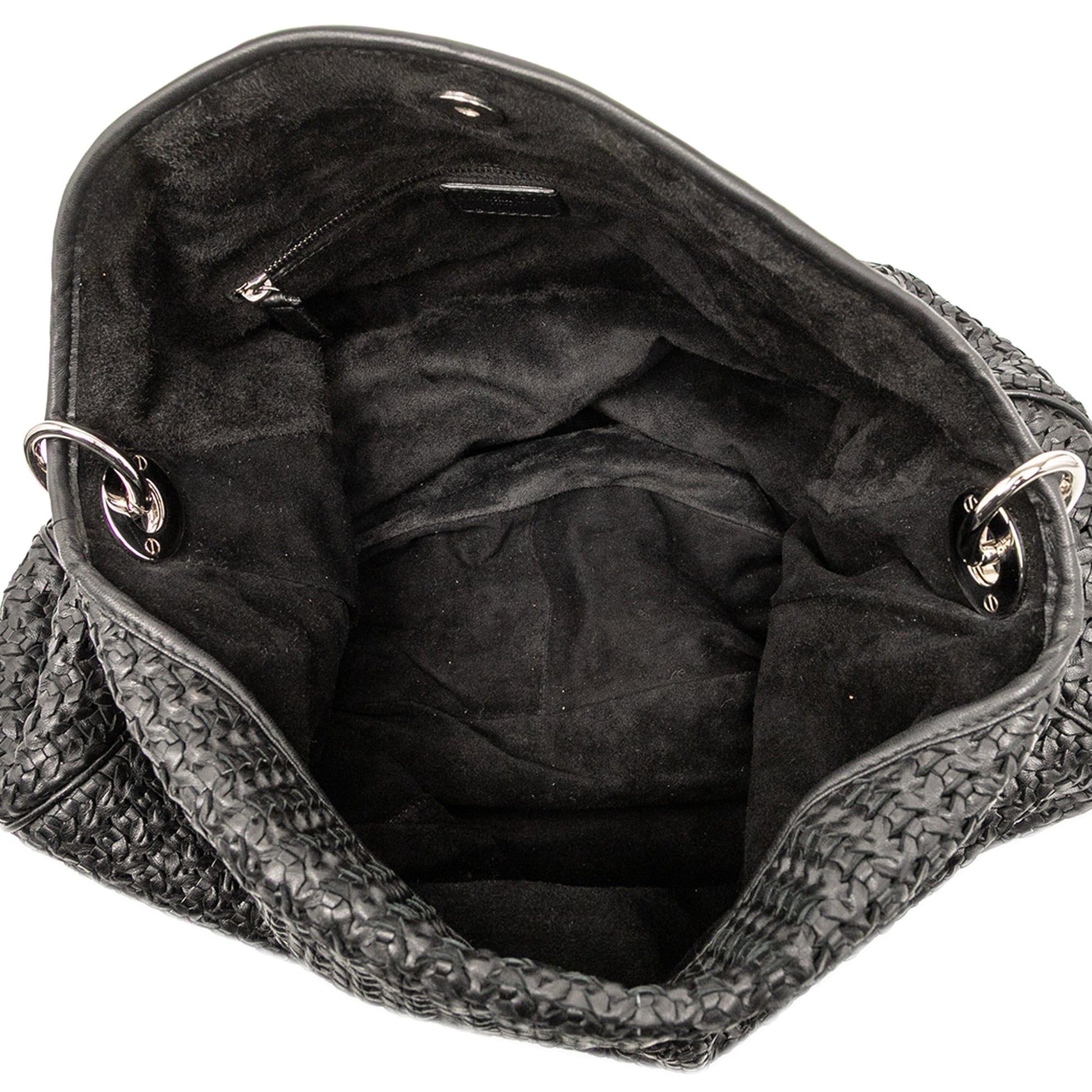 Dior Woven Lambskin Soft Lady Dior Hobo