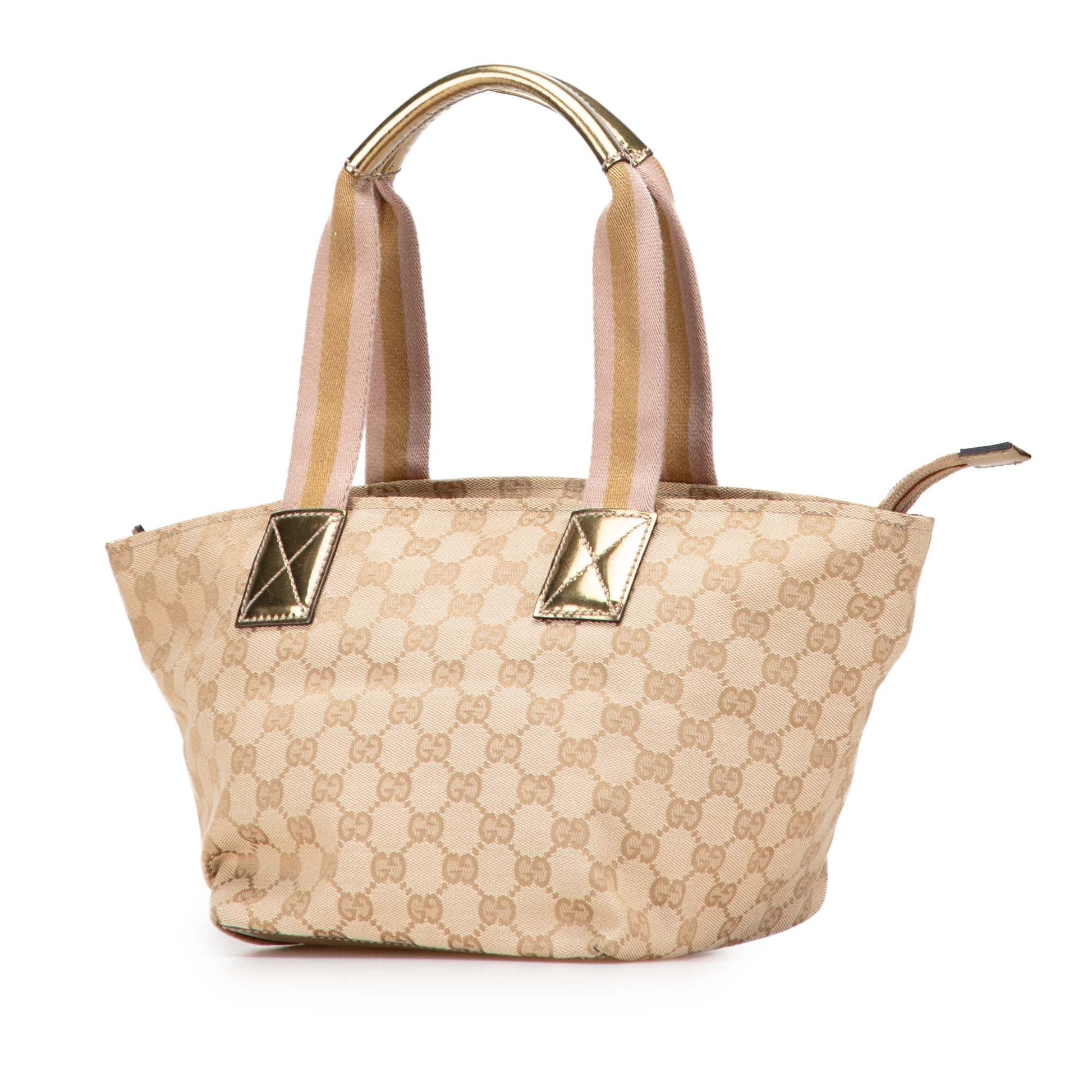 Gucci GG Canvas Web Handbag