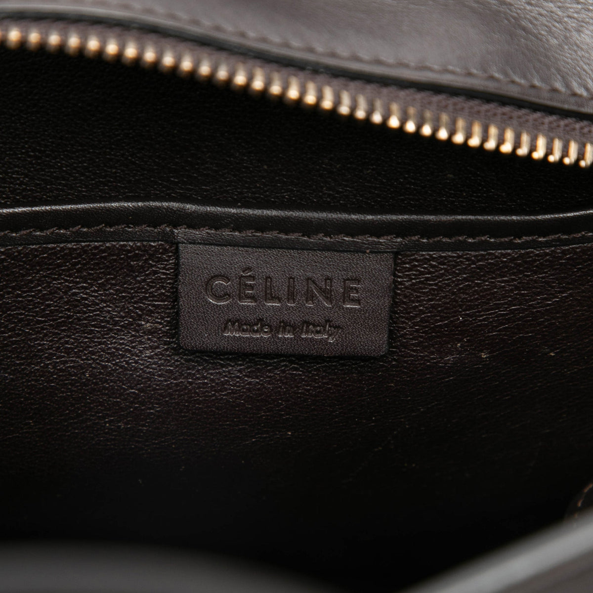 Celine Nano Tricolor Leather Luggage Tote