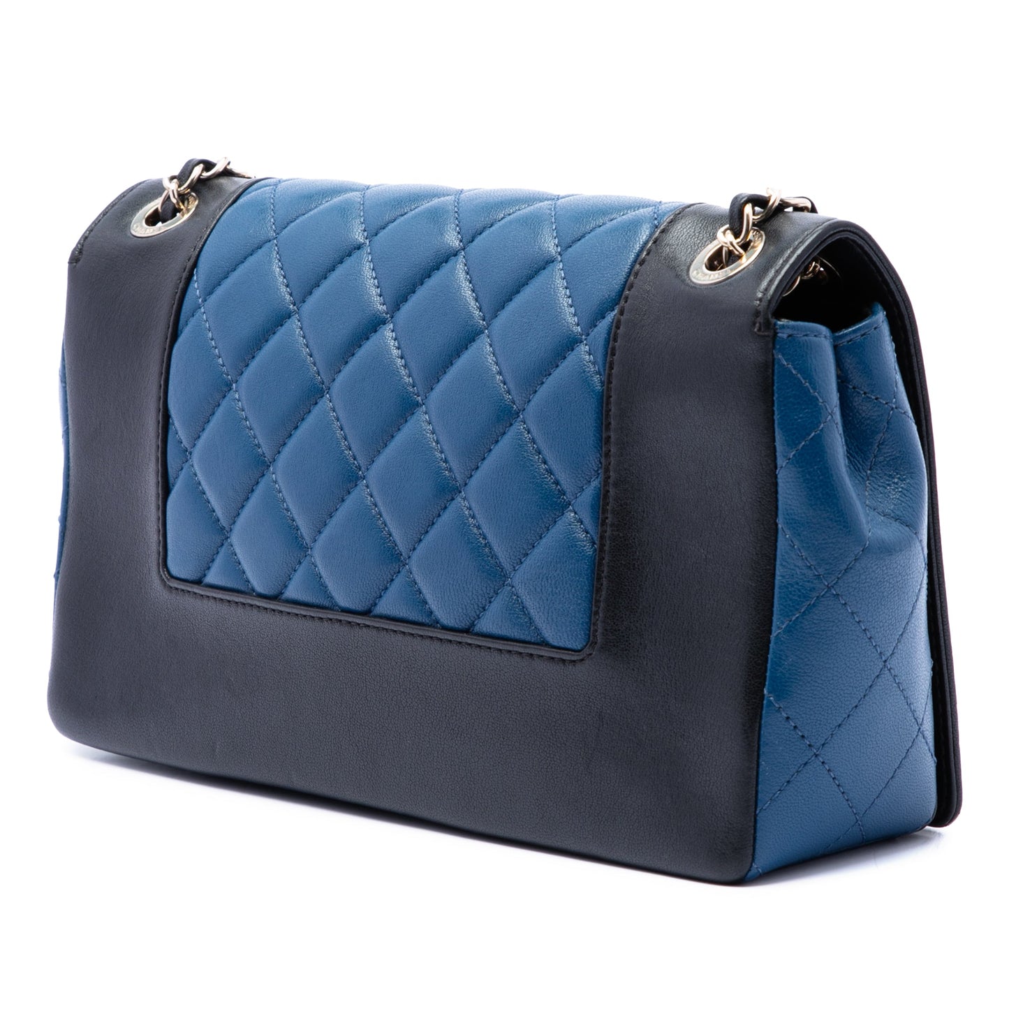 Chanel Medium Bicolor Lambskin Mademoiselle Double Flap