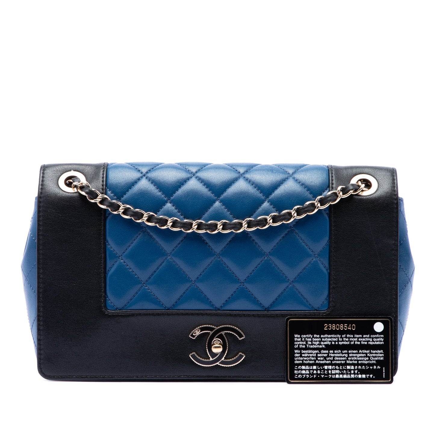 Chanel Medium Bicolor Lambskin Mademoiselle Double Flap