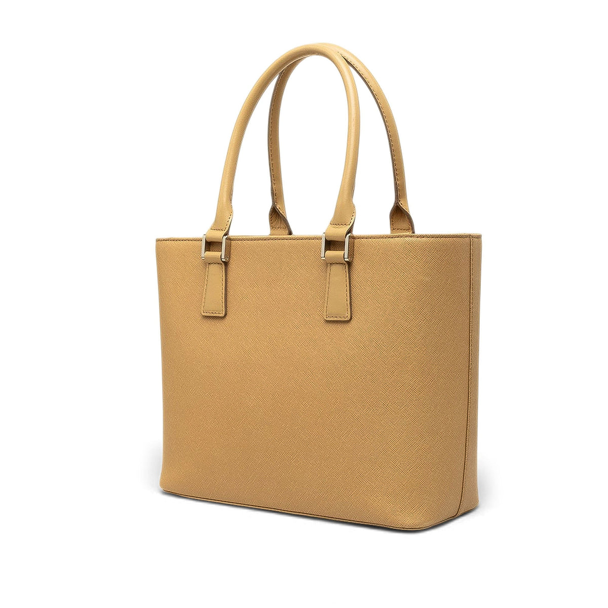 Burberry Leather Tote — Beige