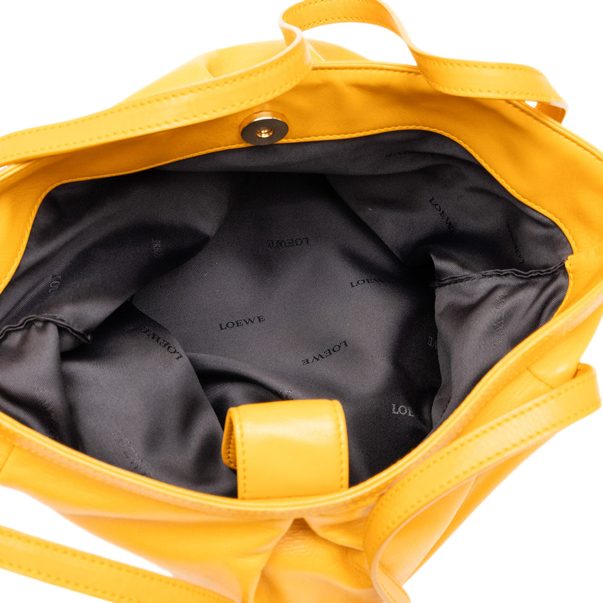 LOEWE Nappa Anagram Tote — Yellow