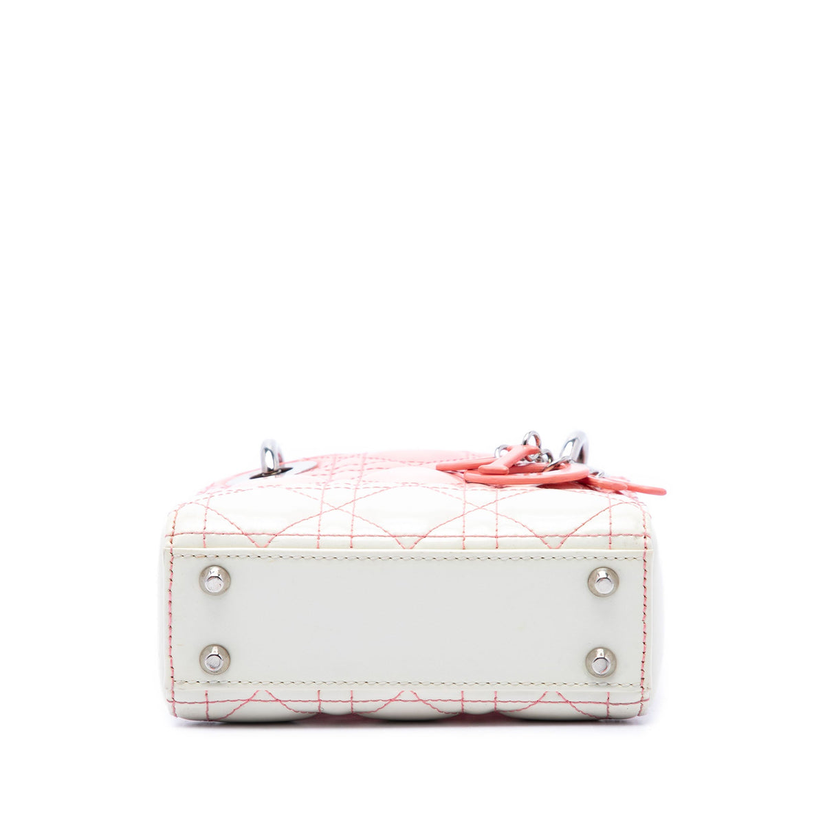 Dior Micro Ombre Patent Cannage Lady Dior — Pink