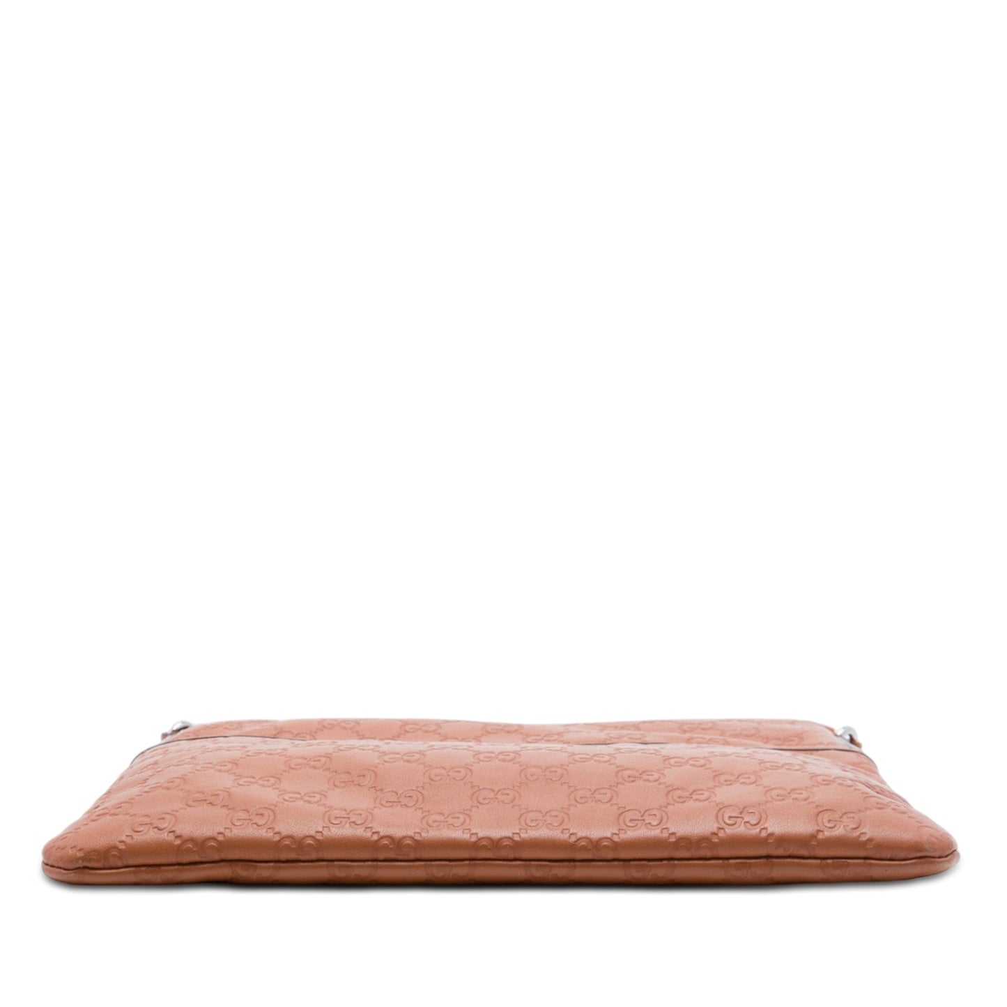 Gucci Guccissima Flat Messenger Bag
