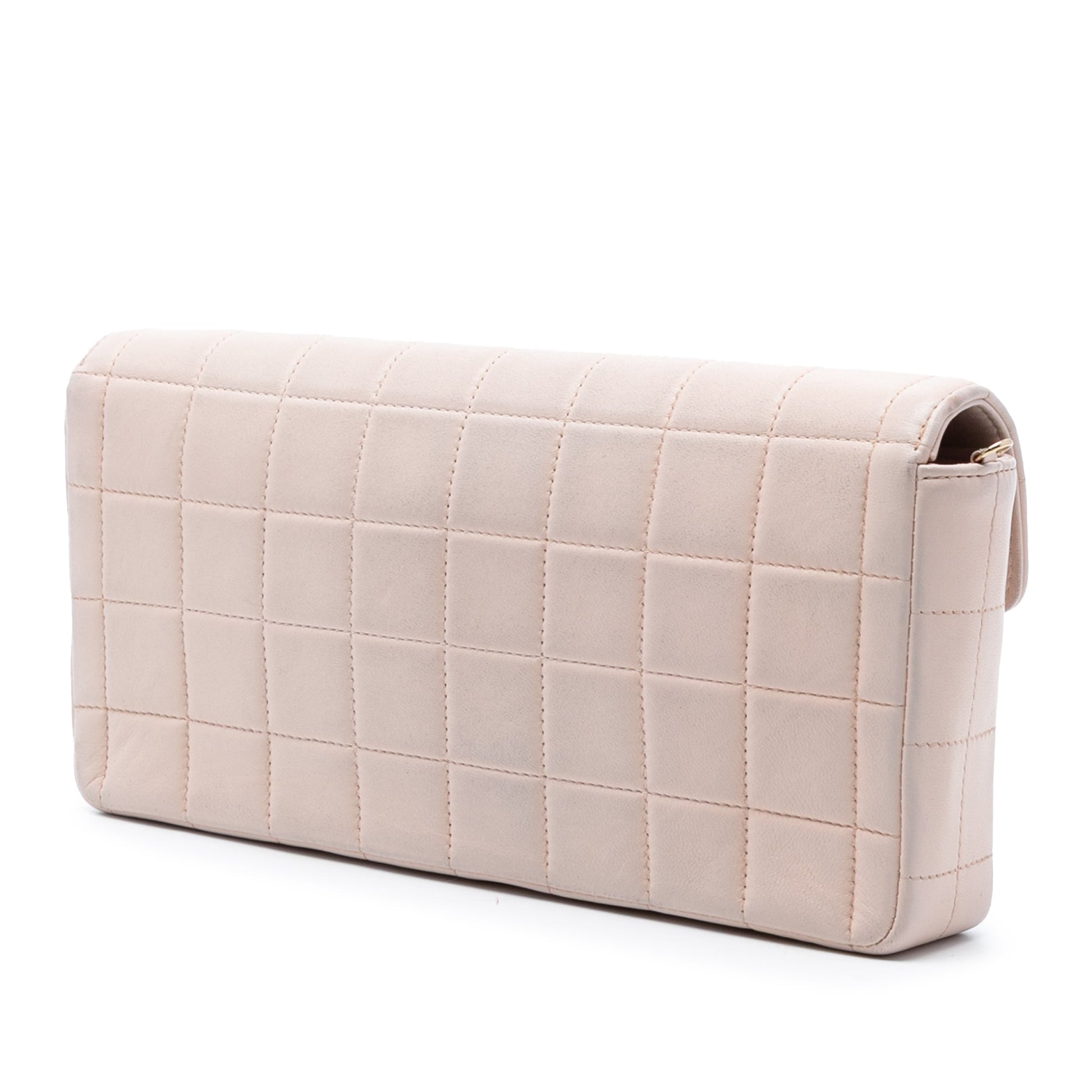 Chanel Chocolate Bar Lambskin East West Flap