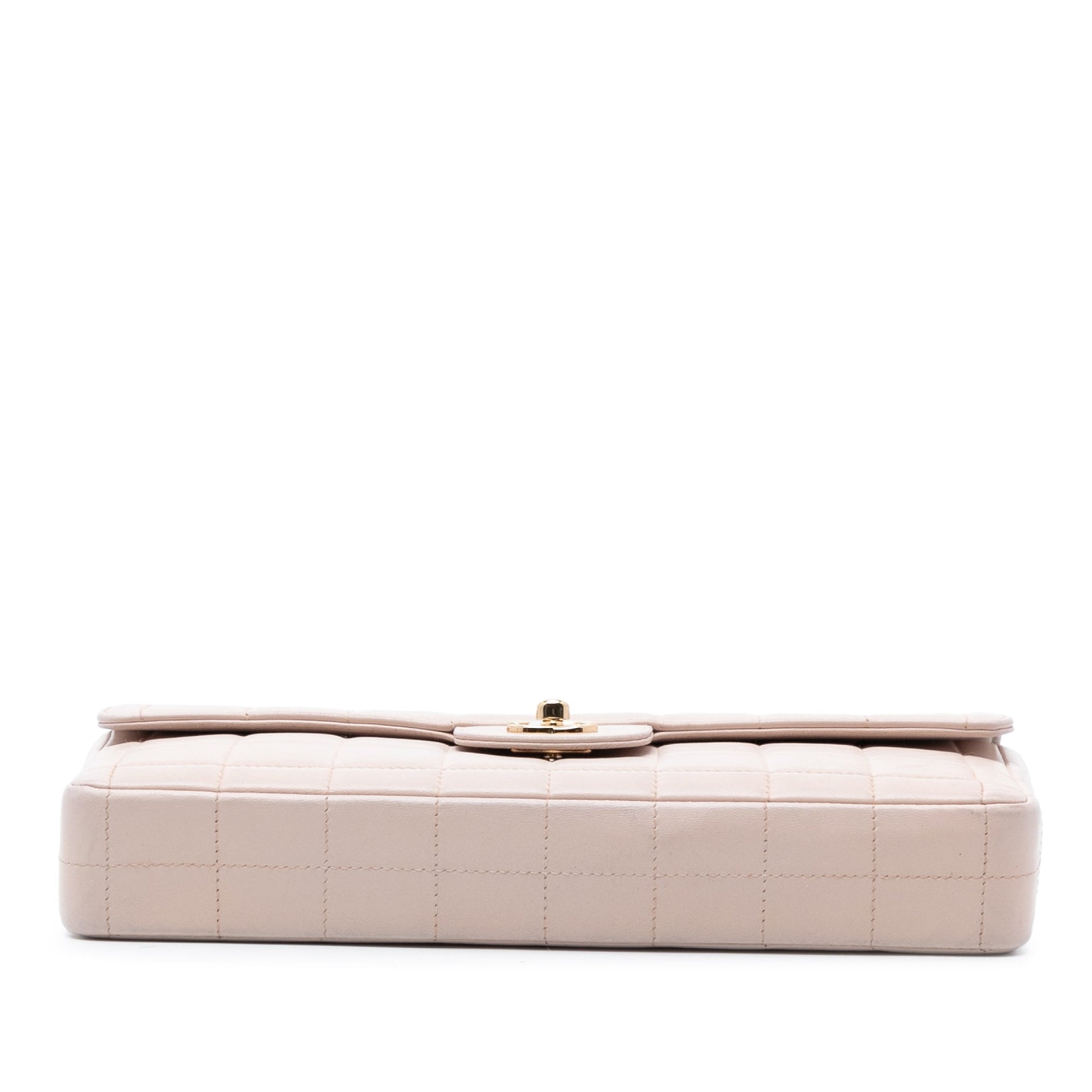 Chanel Chocolate Bar Lambskin East West Flap
