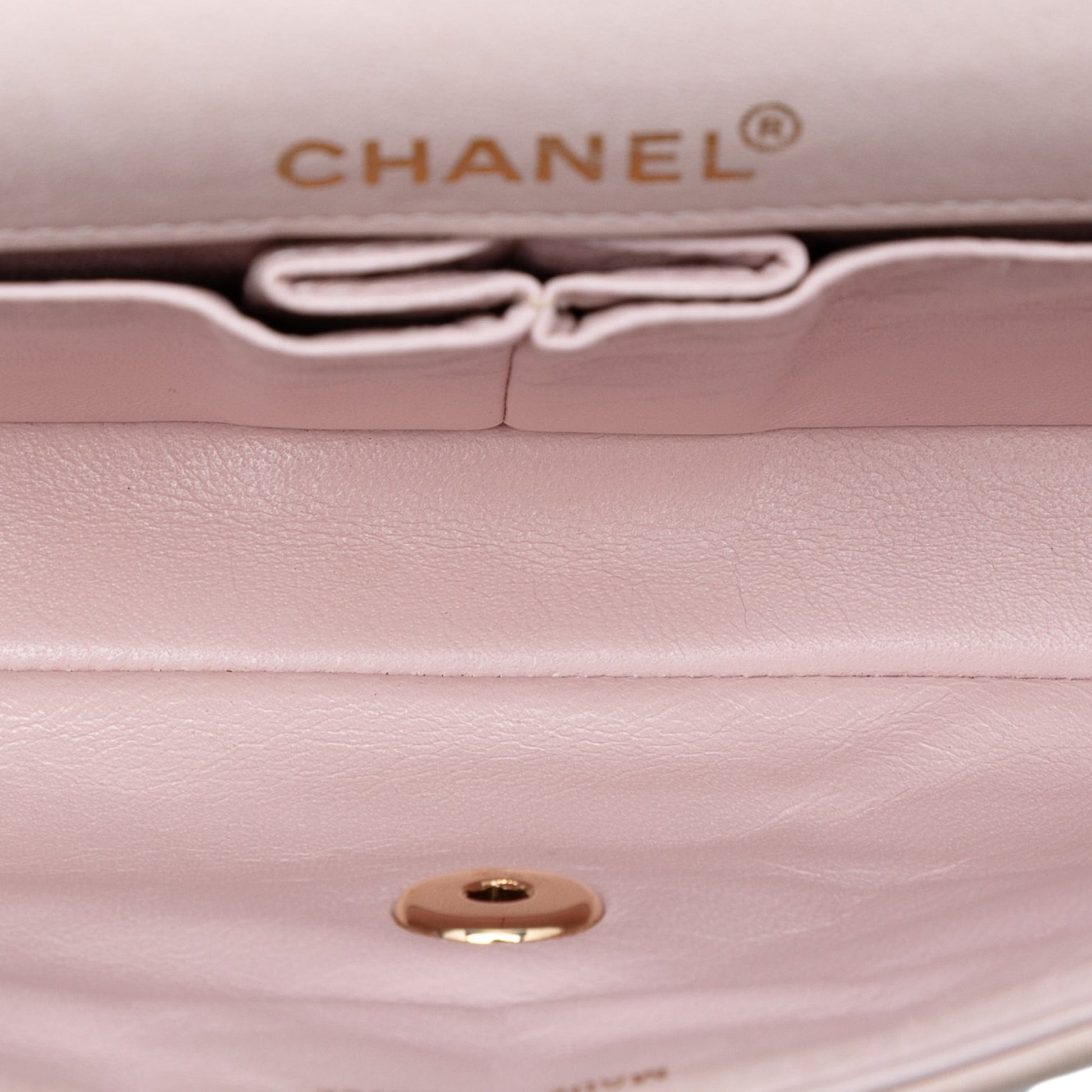 Chanel Chocolate Bar Lambskin East West Flap