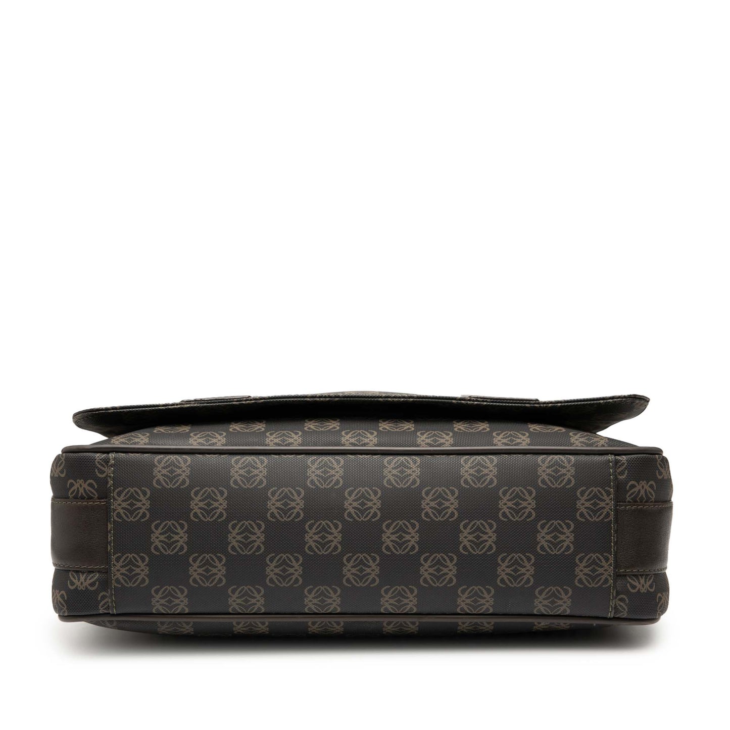 LOEWE Anagram Coated Canvas Flap Crossbody