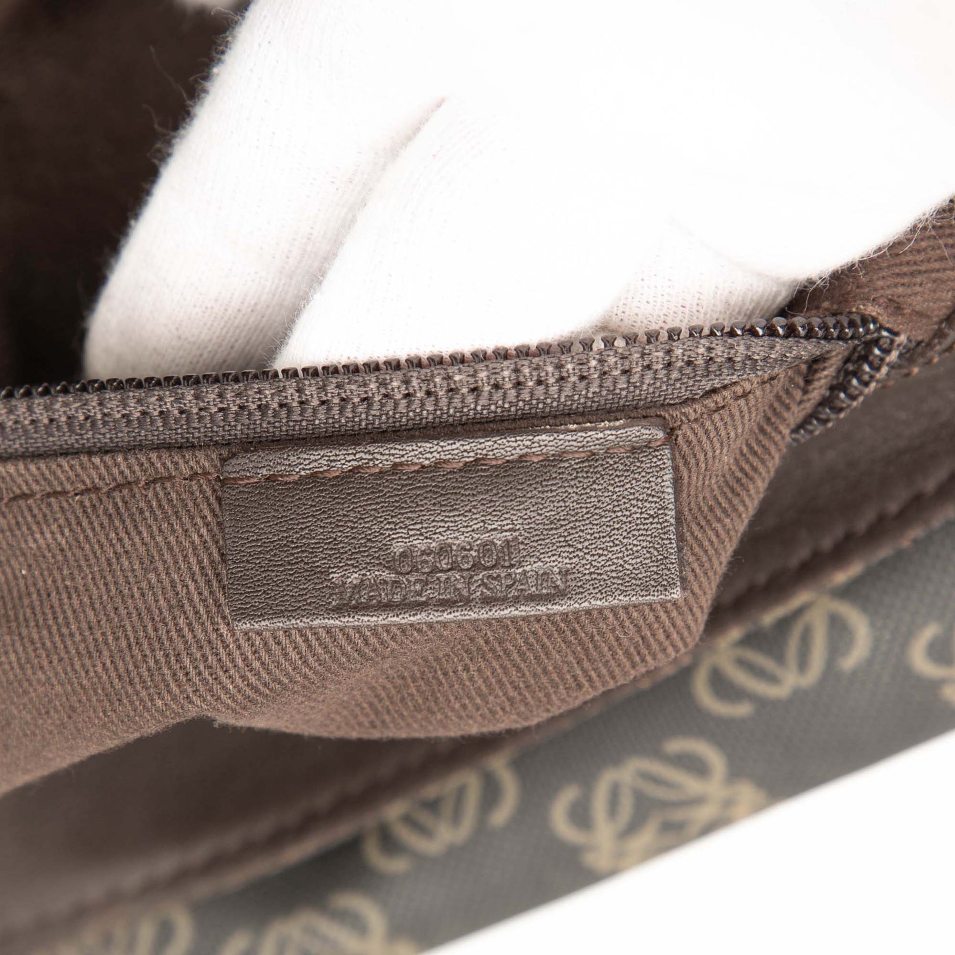 LOEWE Anagram Coated Canvas Flap Crossbody