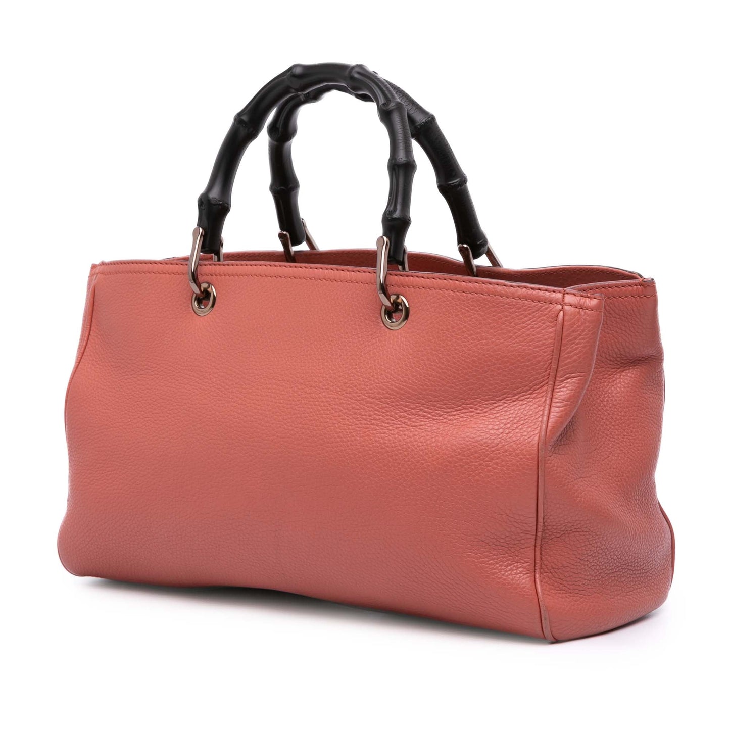 Gucci Medium Calfskin Bamboo Shopper Satchel