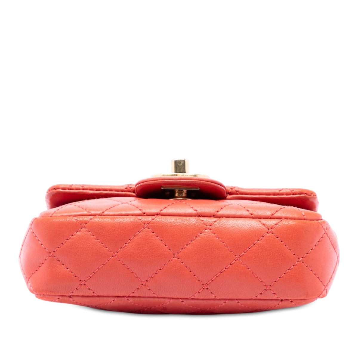 Chanel Extra Mini CC Quilted Lambskin Cruise Charms Flap — Red
