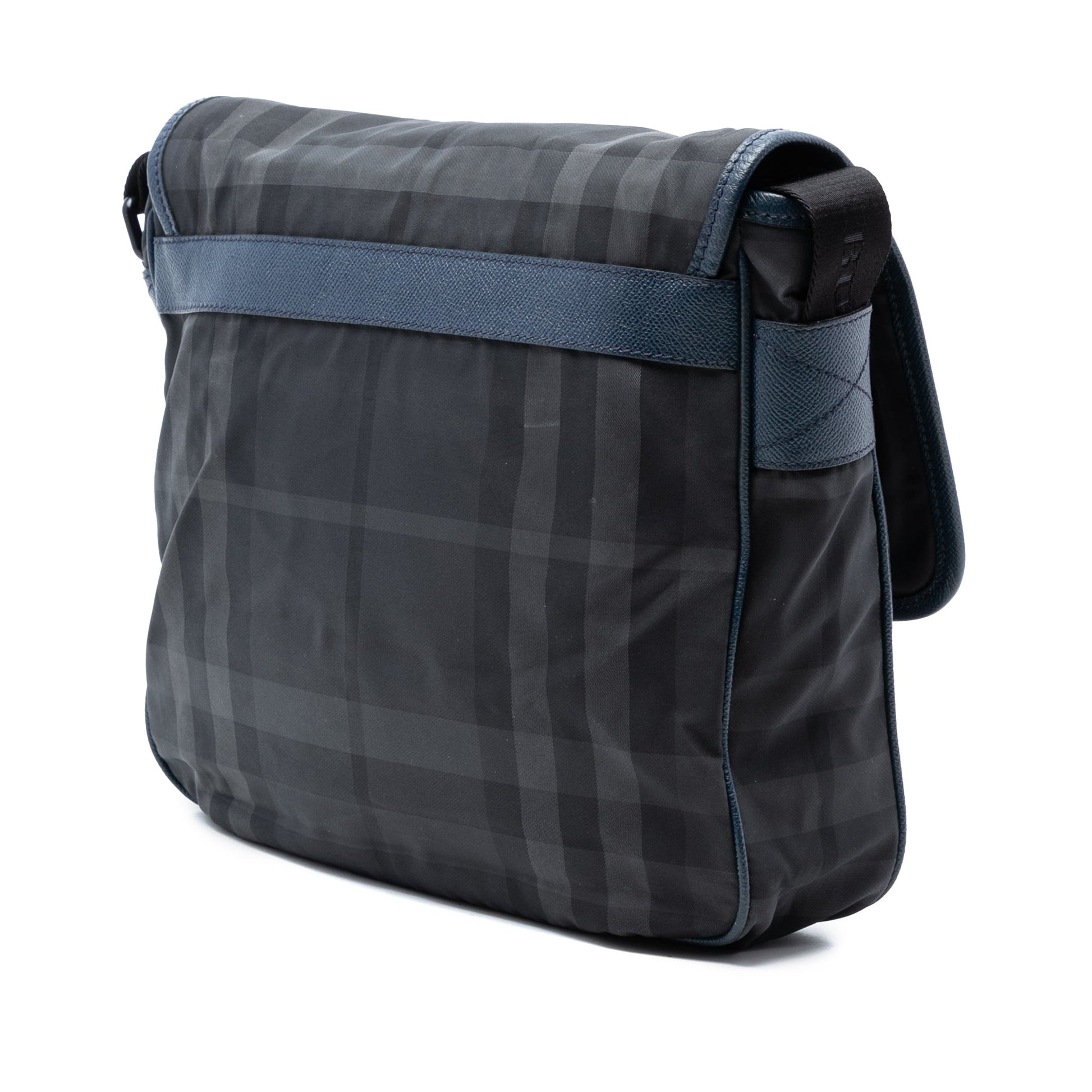 Burberry Smoke Check Nylon Messenger Bag