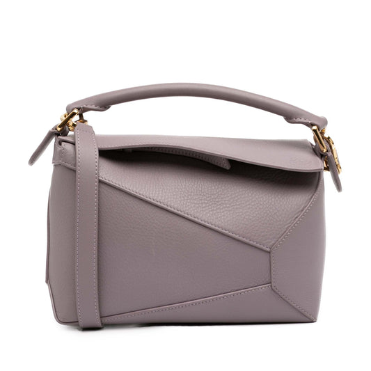 LOEWE Small Calfskin Puzzle Edge Satchel