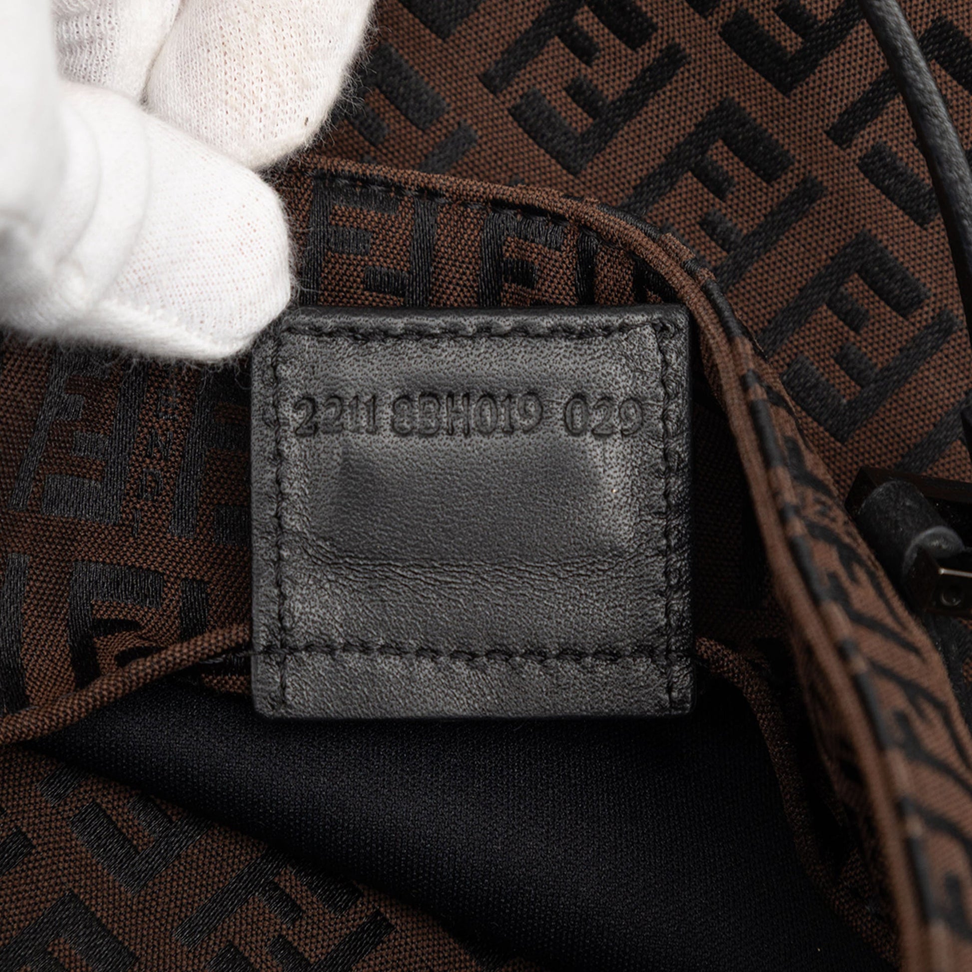 Fendi Zucchino Canvas Tote