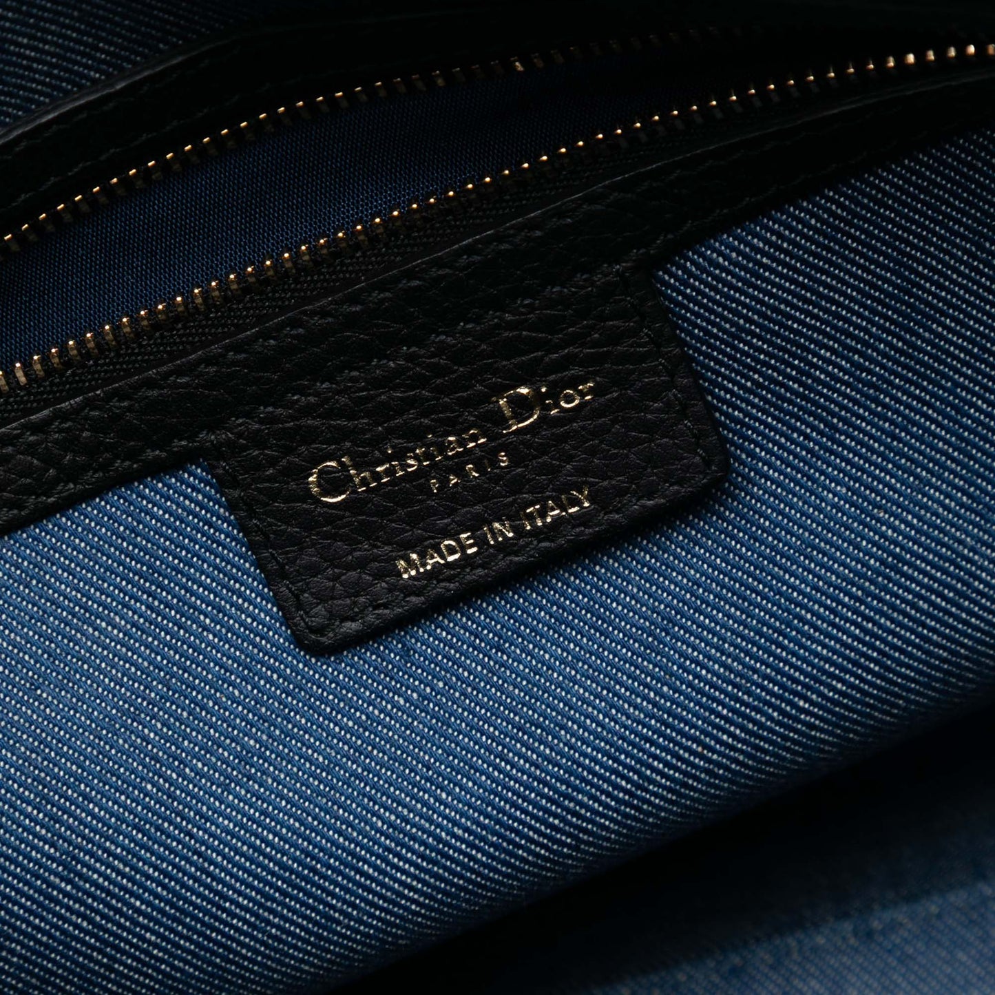 Dior Denim Patch D Light Satchel