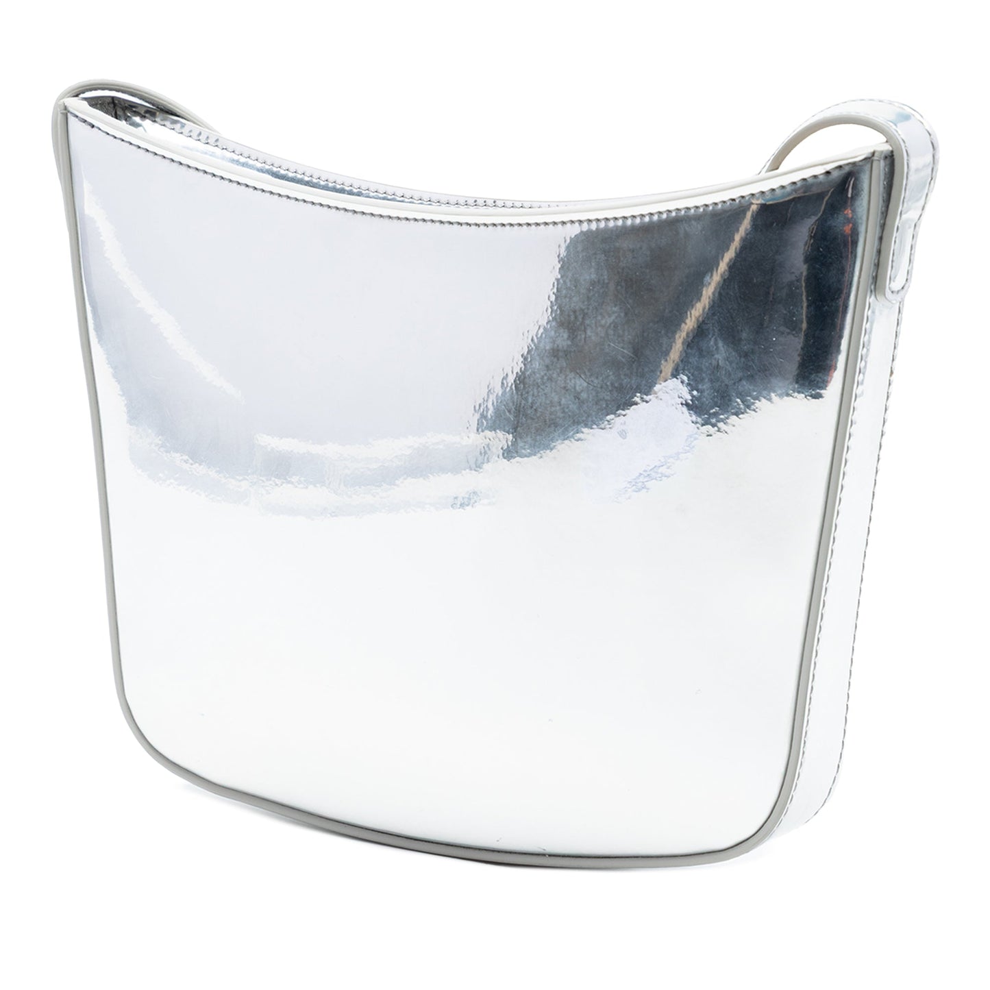 Celine Medium Mirror Calfskin Croque Shoulder Bag