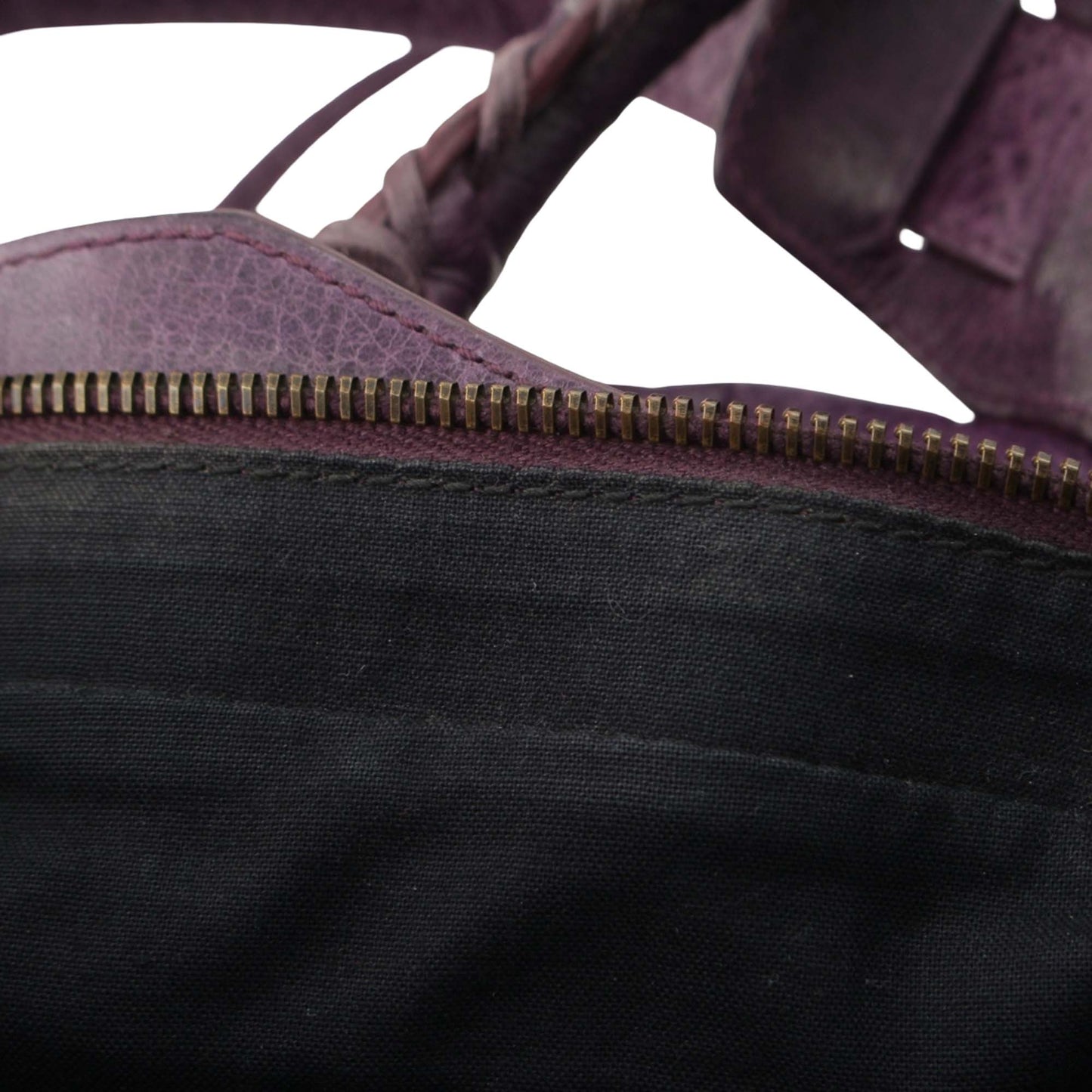 Balenciaga Lambskin Motocross Classic First Satchel
