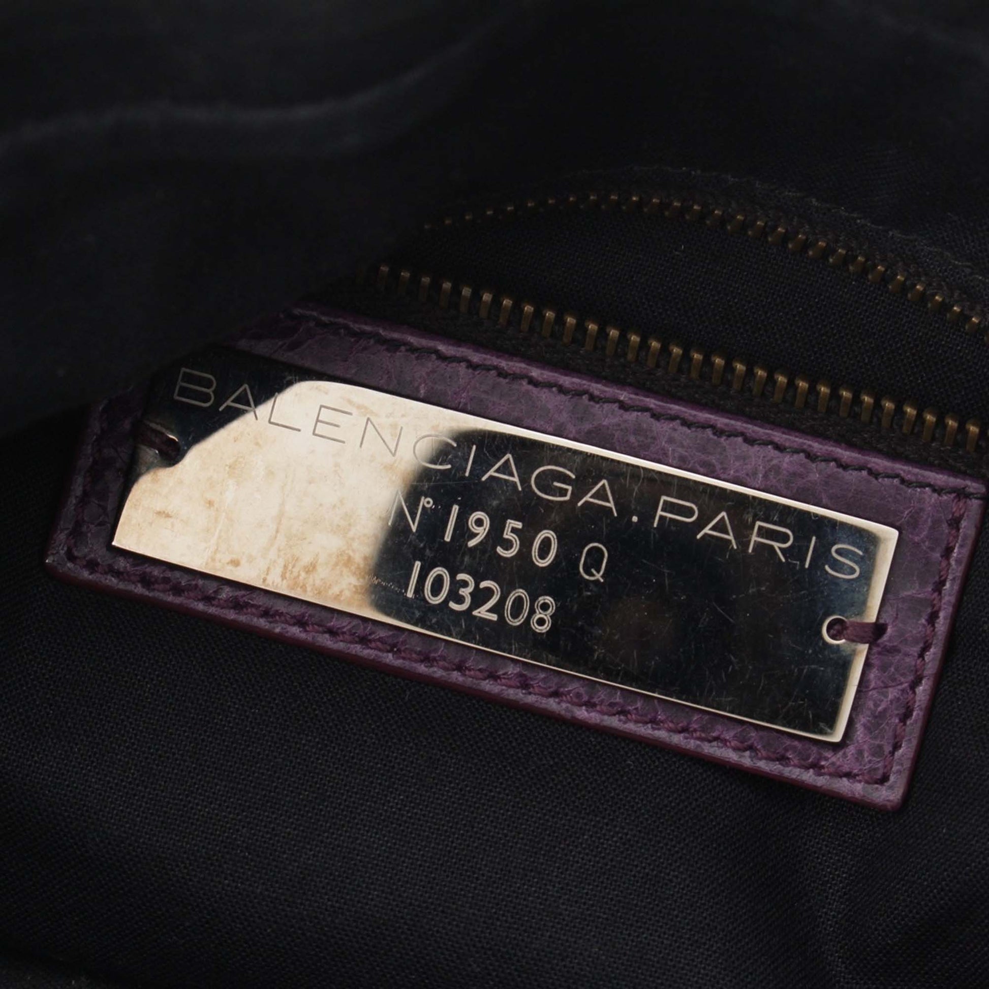 Balenciaga Lambskin Motocross Classic First Satchel