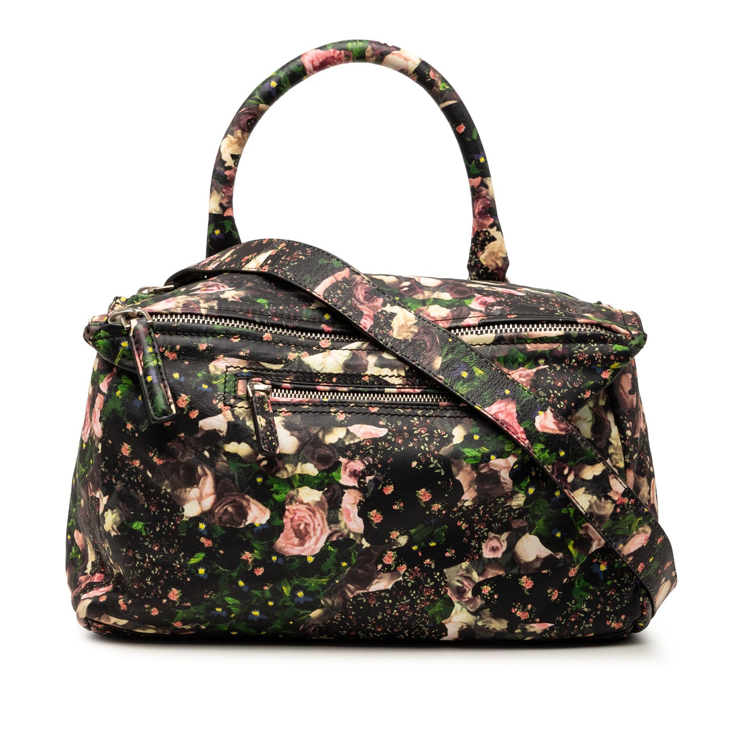 Givenchy Medium Floral Printed Calfskin Pandora Satchel