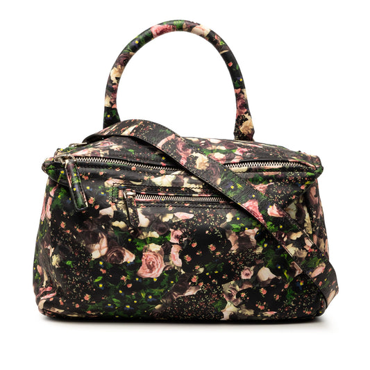 Givenchy Medium Floral Printed Calfskin Pandora Satchel