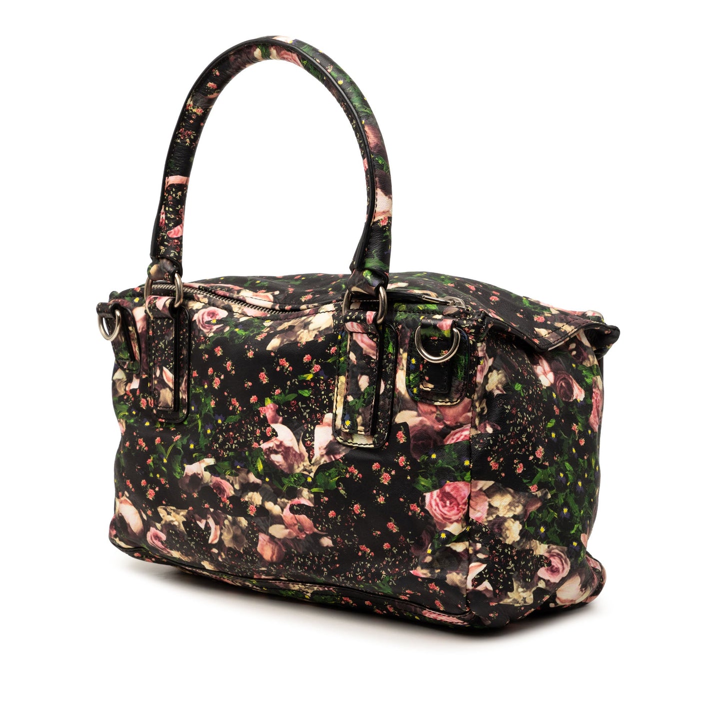 Givenchy Medium Floral Printed Calfskin Pandora Satchel