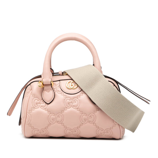 Gucci Mini GG Marmont Matelasse Leather Satchel