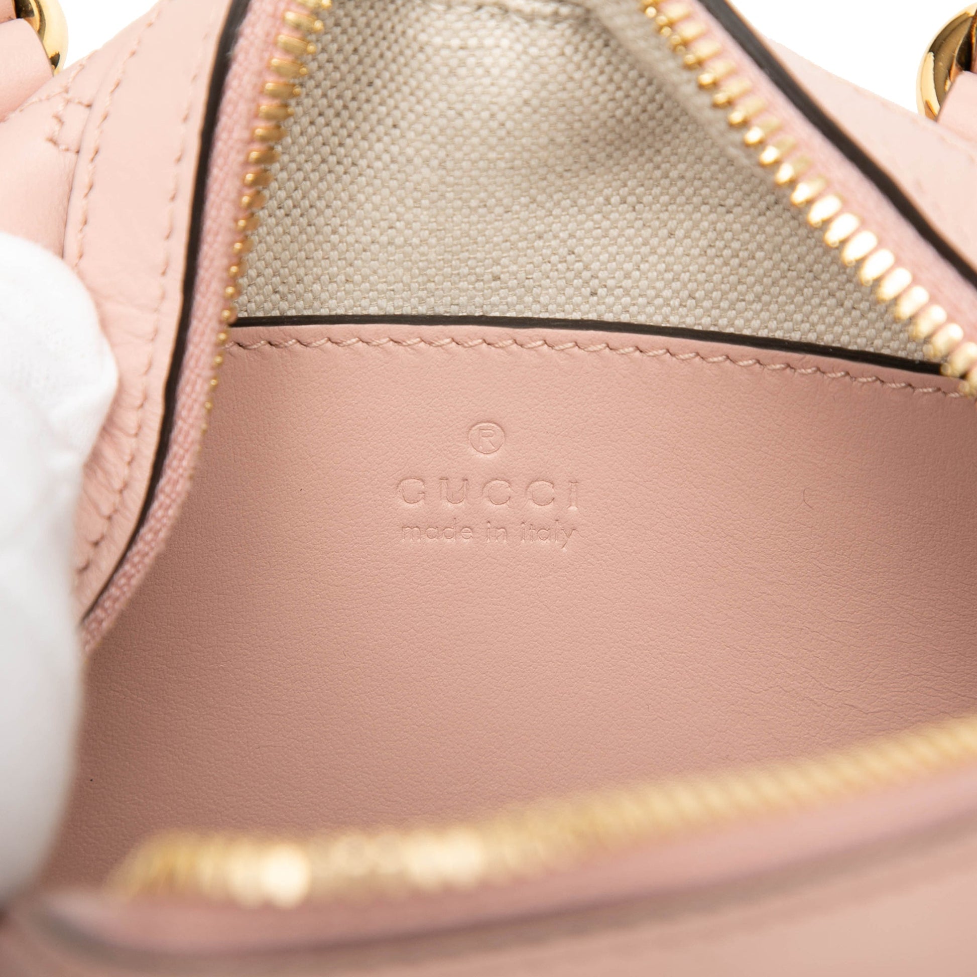 Gucci Mini GG Marmont Matelasse Leather Satchel