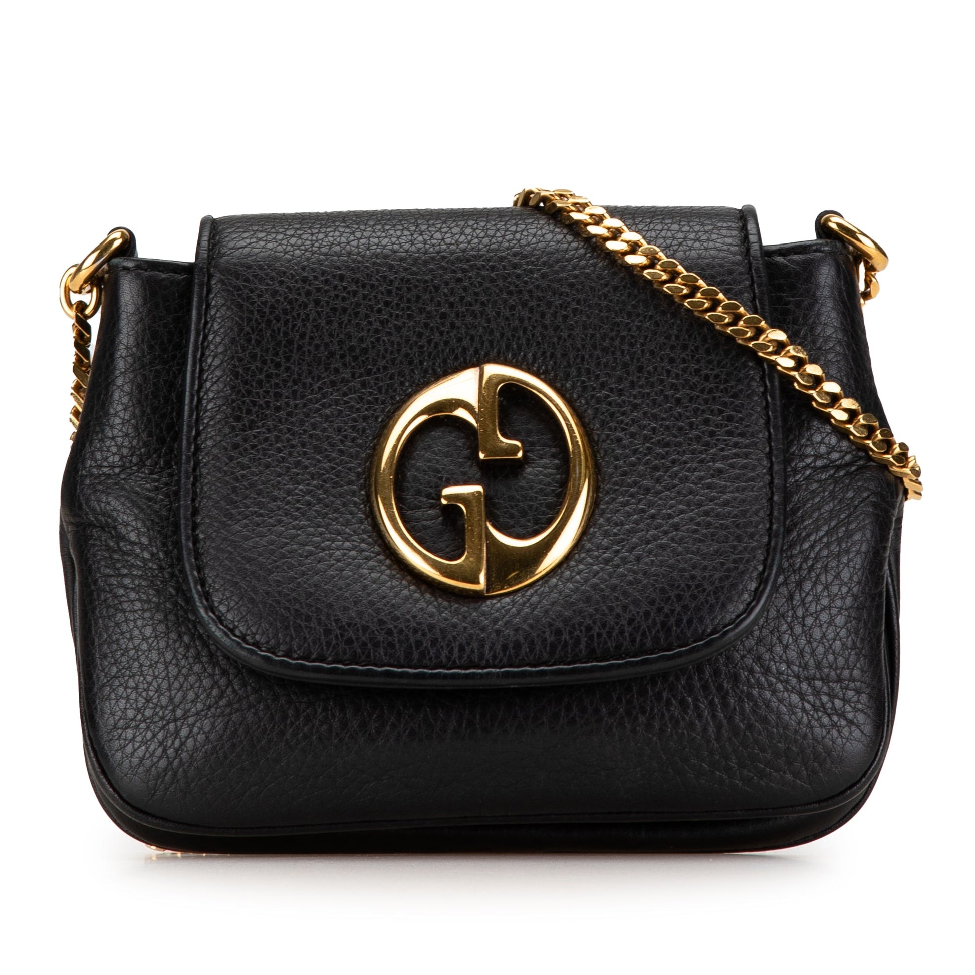 Gucci Small Leather 1973 Chain Crossbody