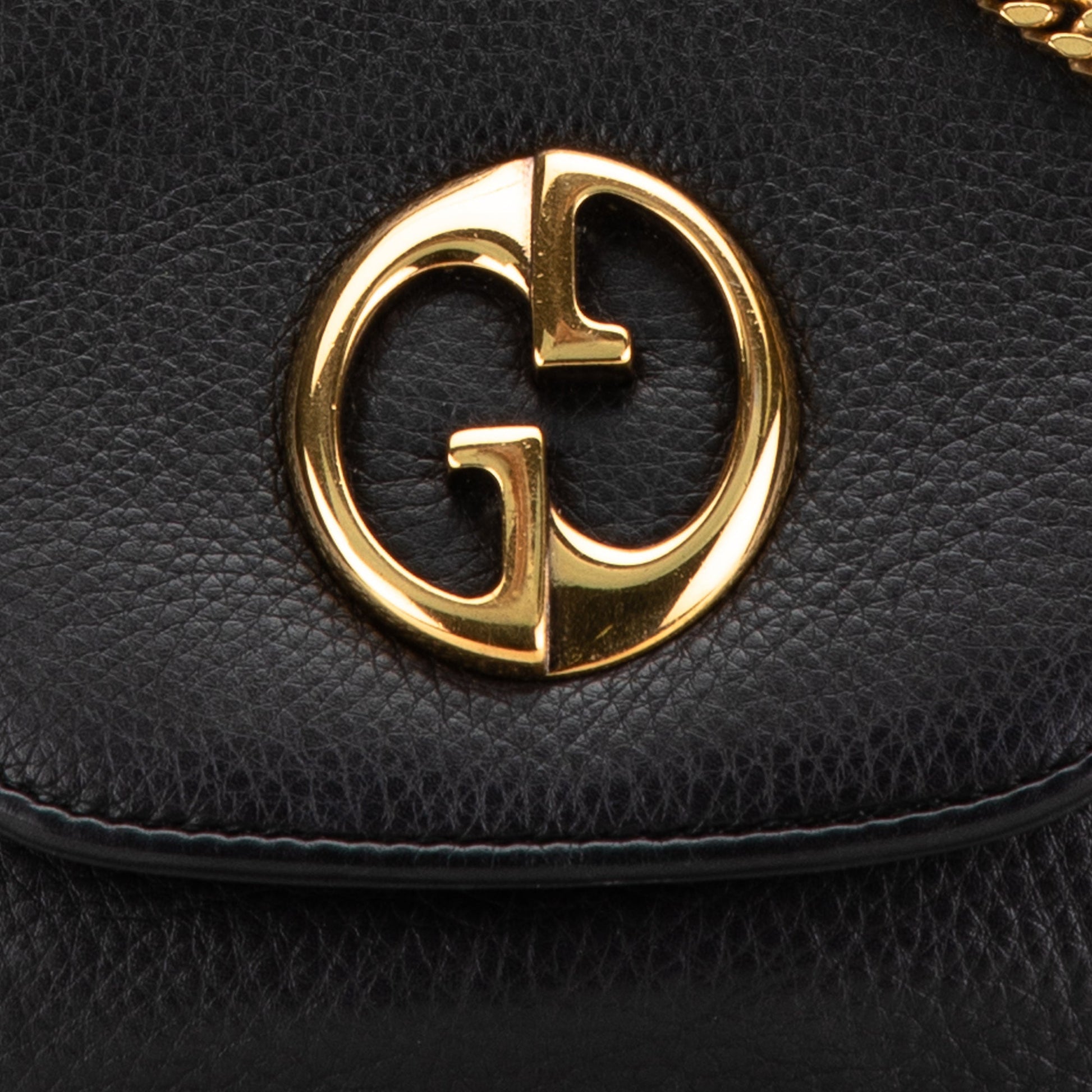 Gucci Small Leather 1973 Chain Crossbody