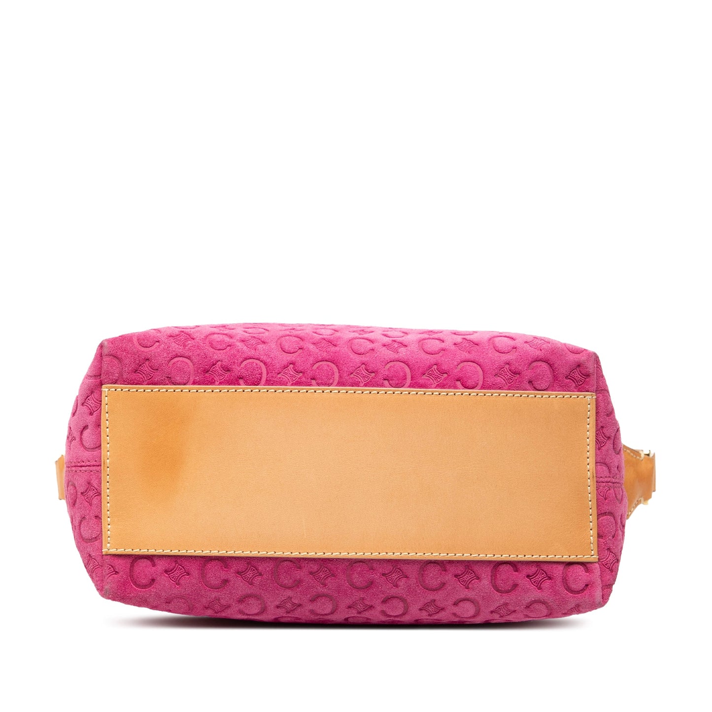 Celine C Macadam Suede Shoulder Bag