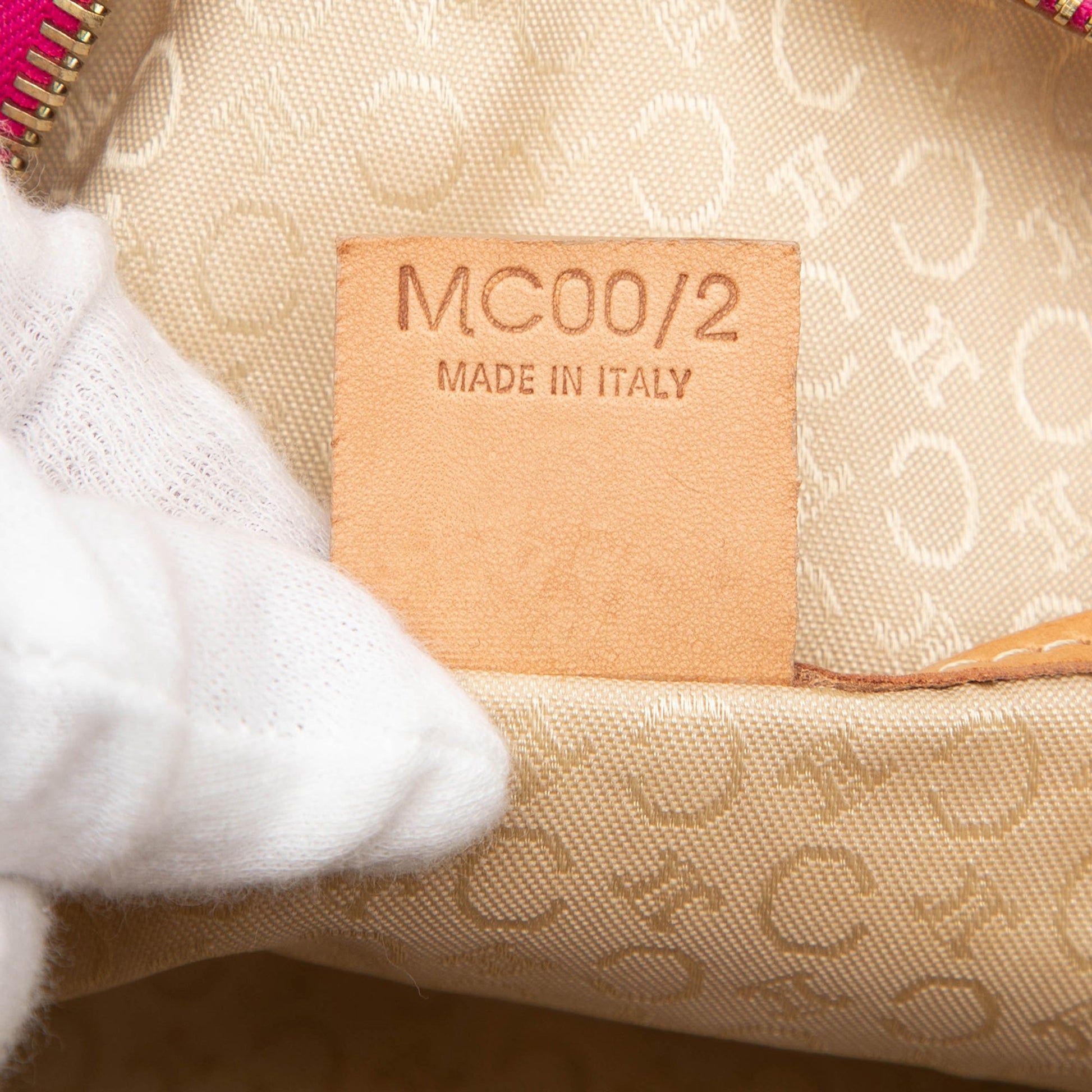 Celine C Macadam Suede Shoulder Bag