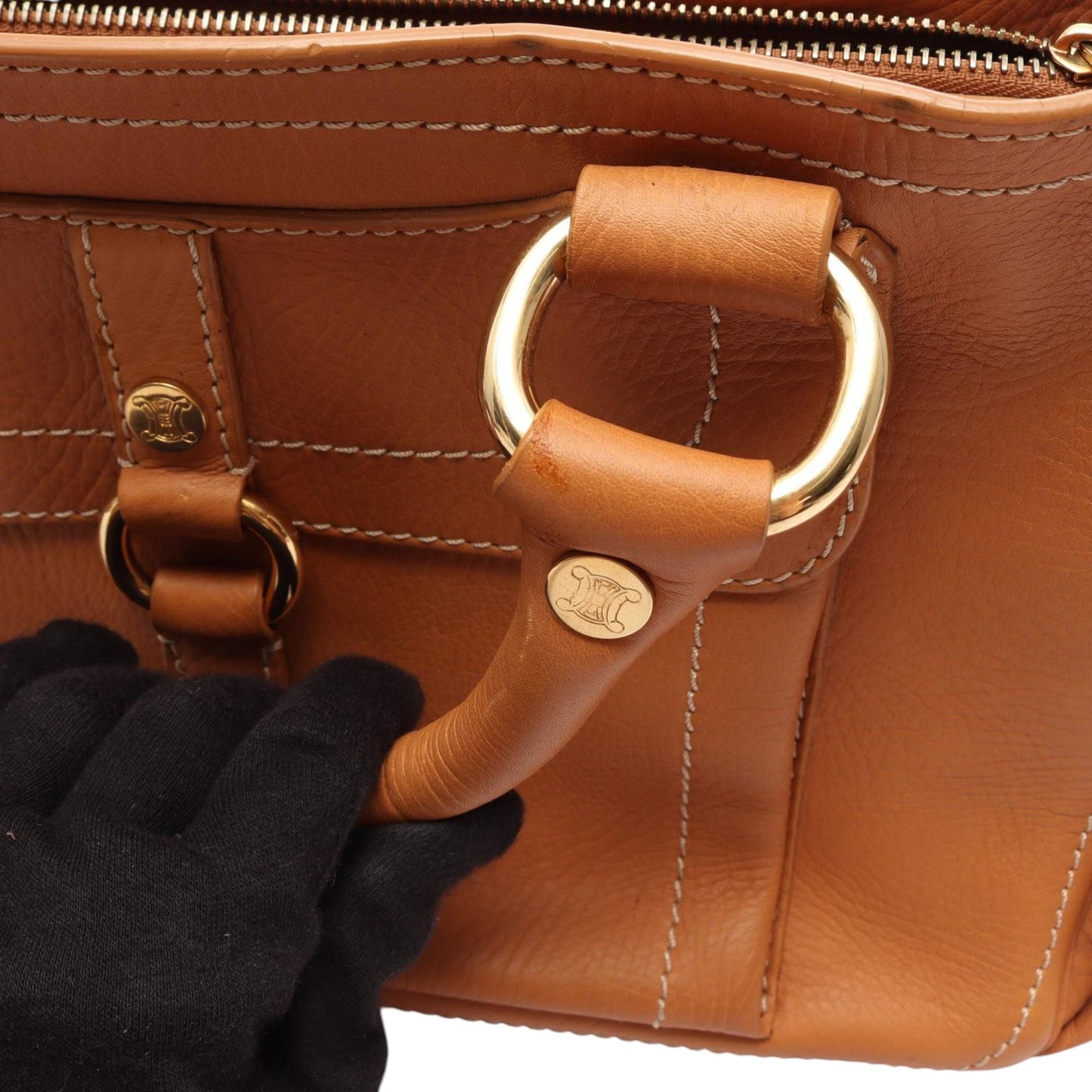 Celine Leather Boogie Handbag