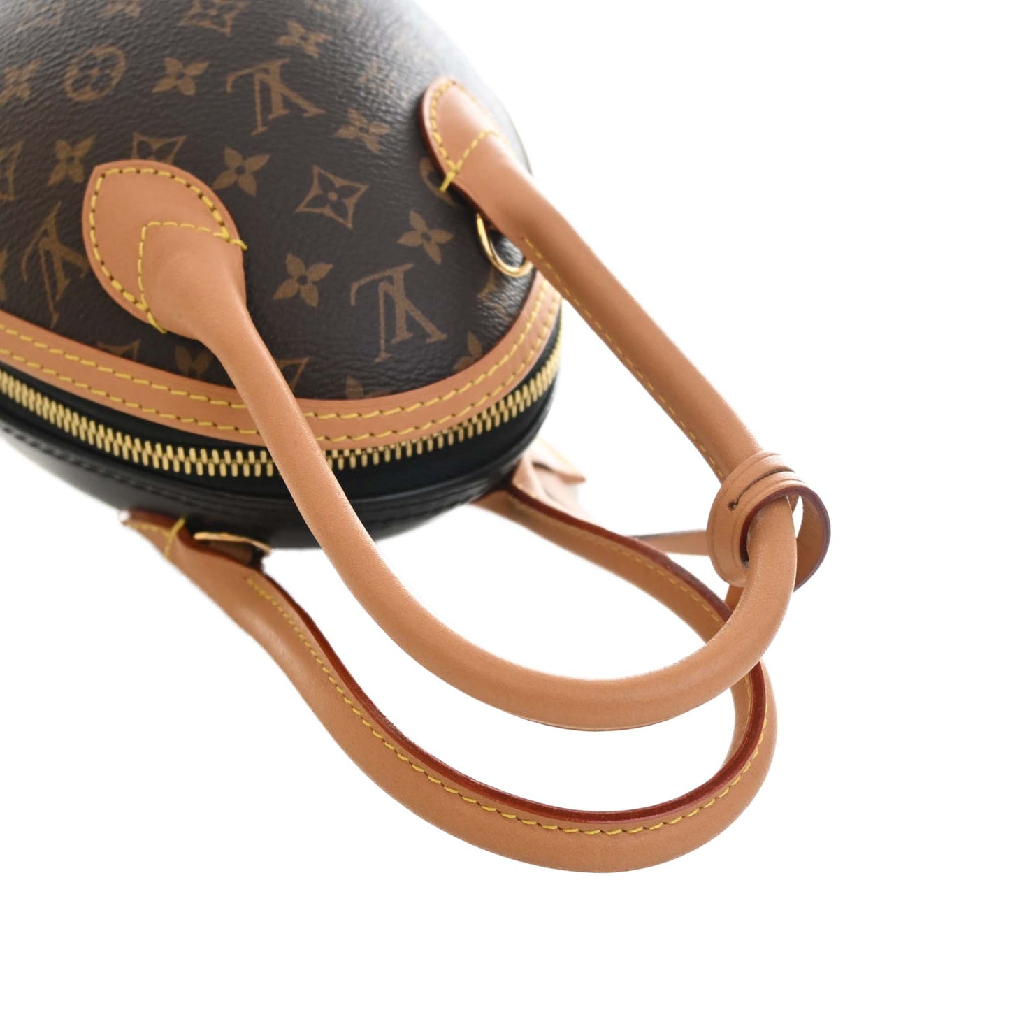 Louis Vuitton Monogram and Calfskin Egg Bag