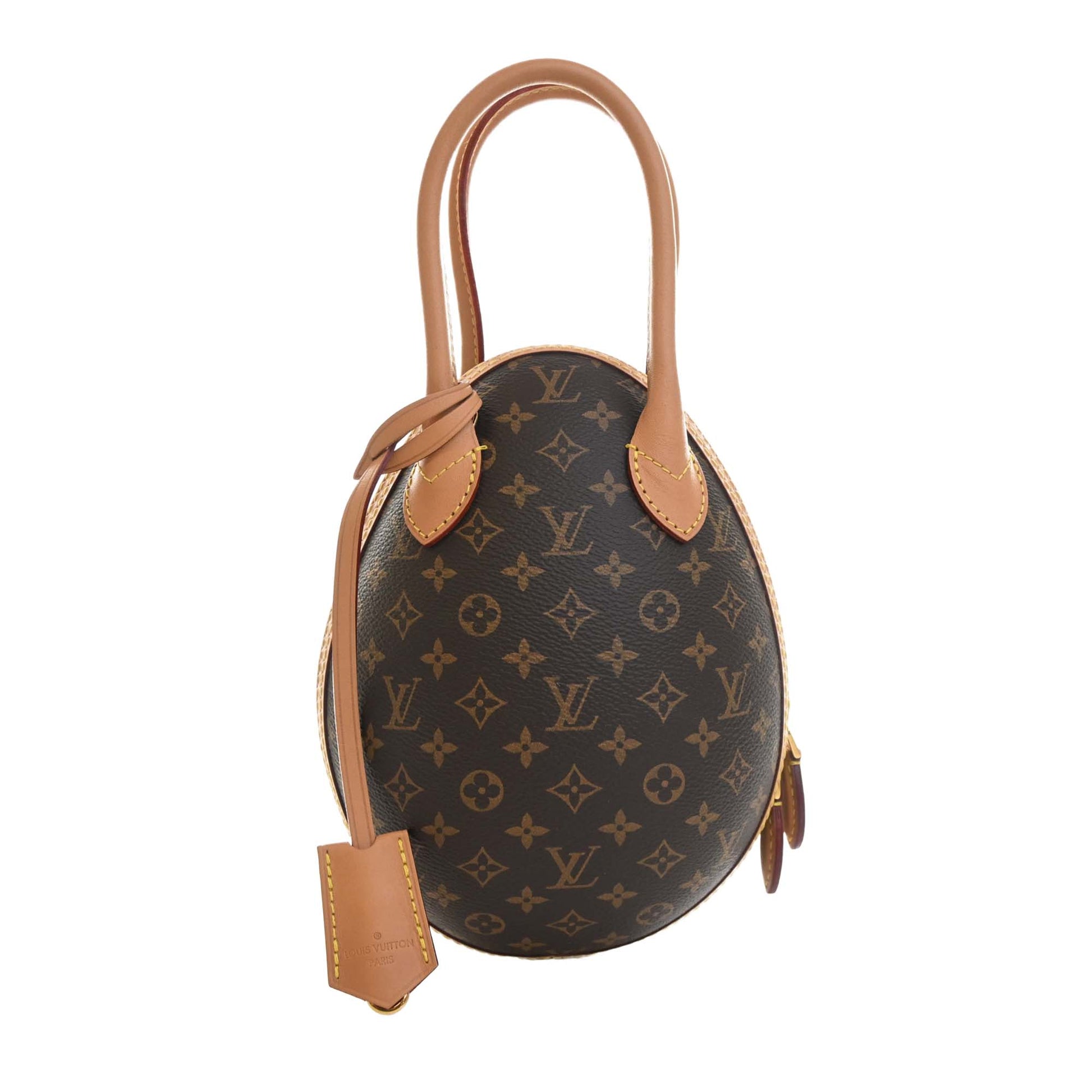 Louis Vuitton Monogram and Calfskin Egg Bag
