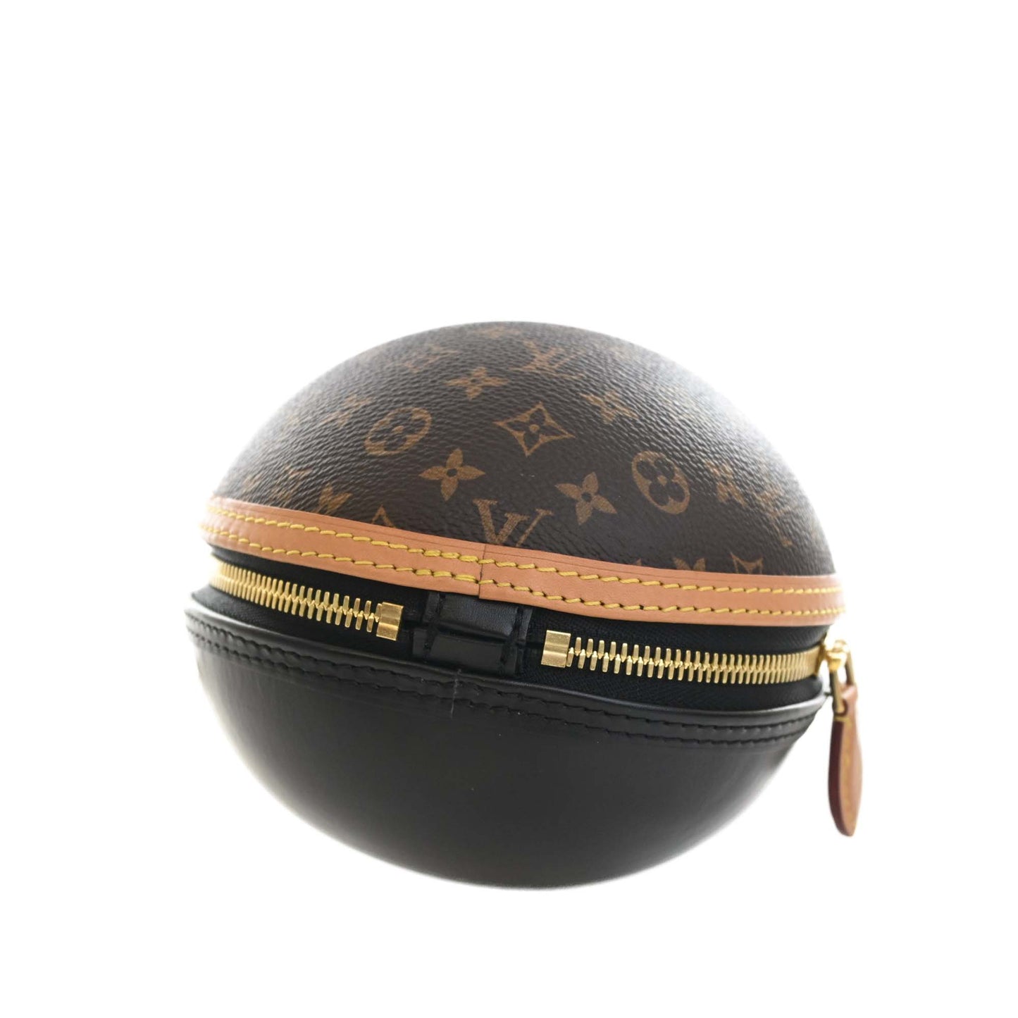 Louis Vuitton Monogram and Calfskin Egg Bag