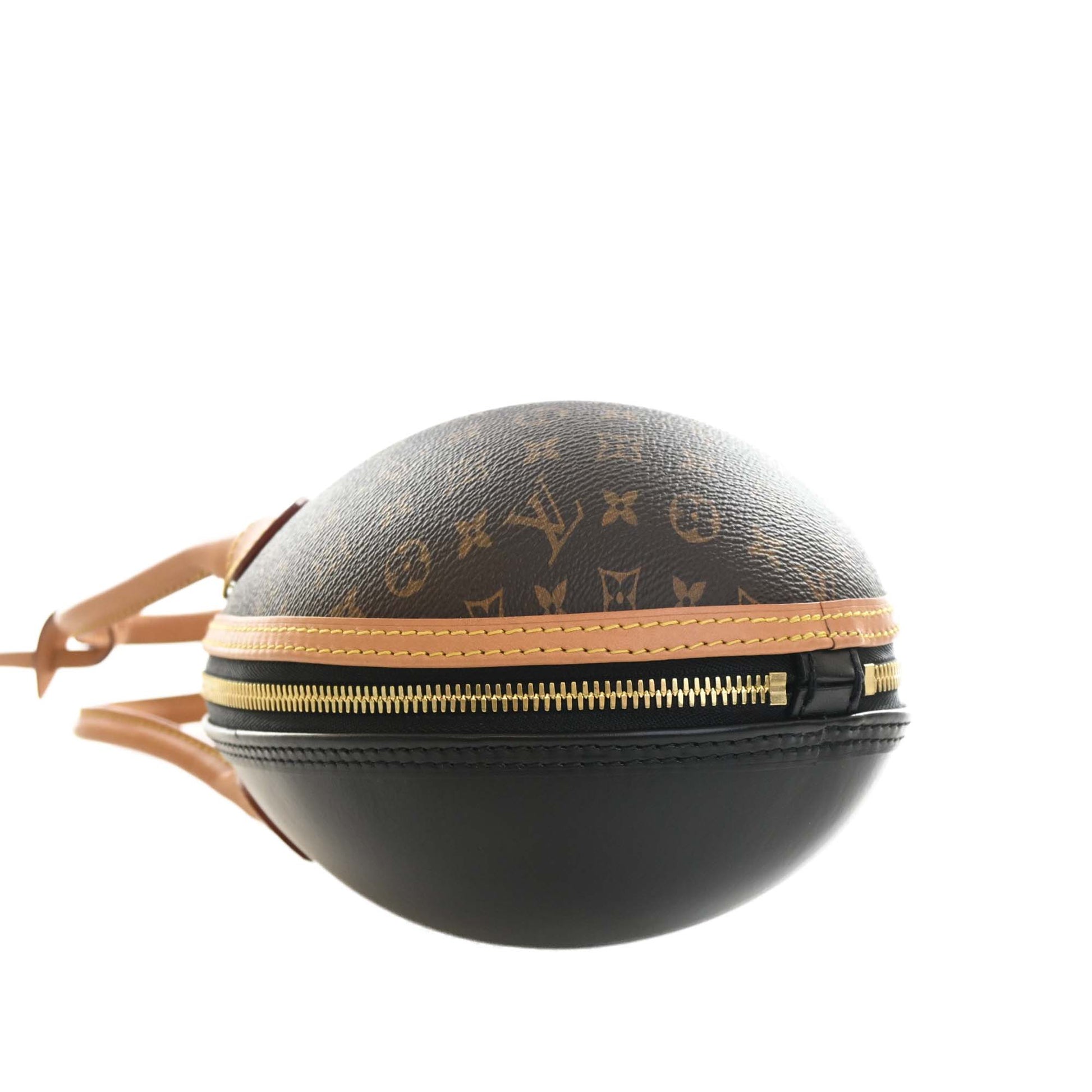 Louis Vuitton Monogram and Calfskin Egg Bag