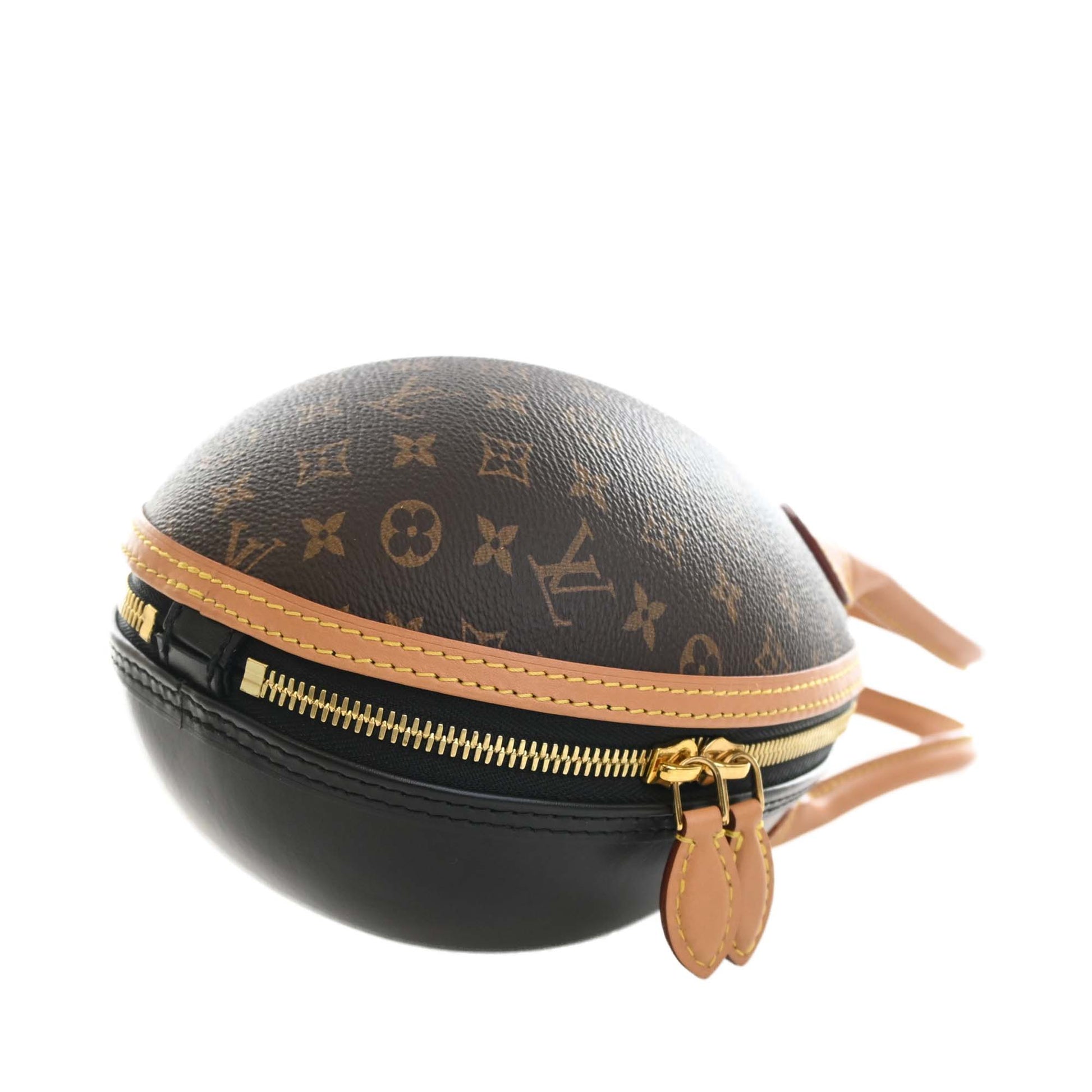 Louis Vuitton Monogram and Calfskin Egg Bag