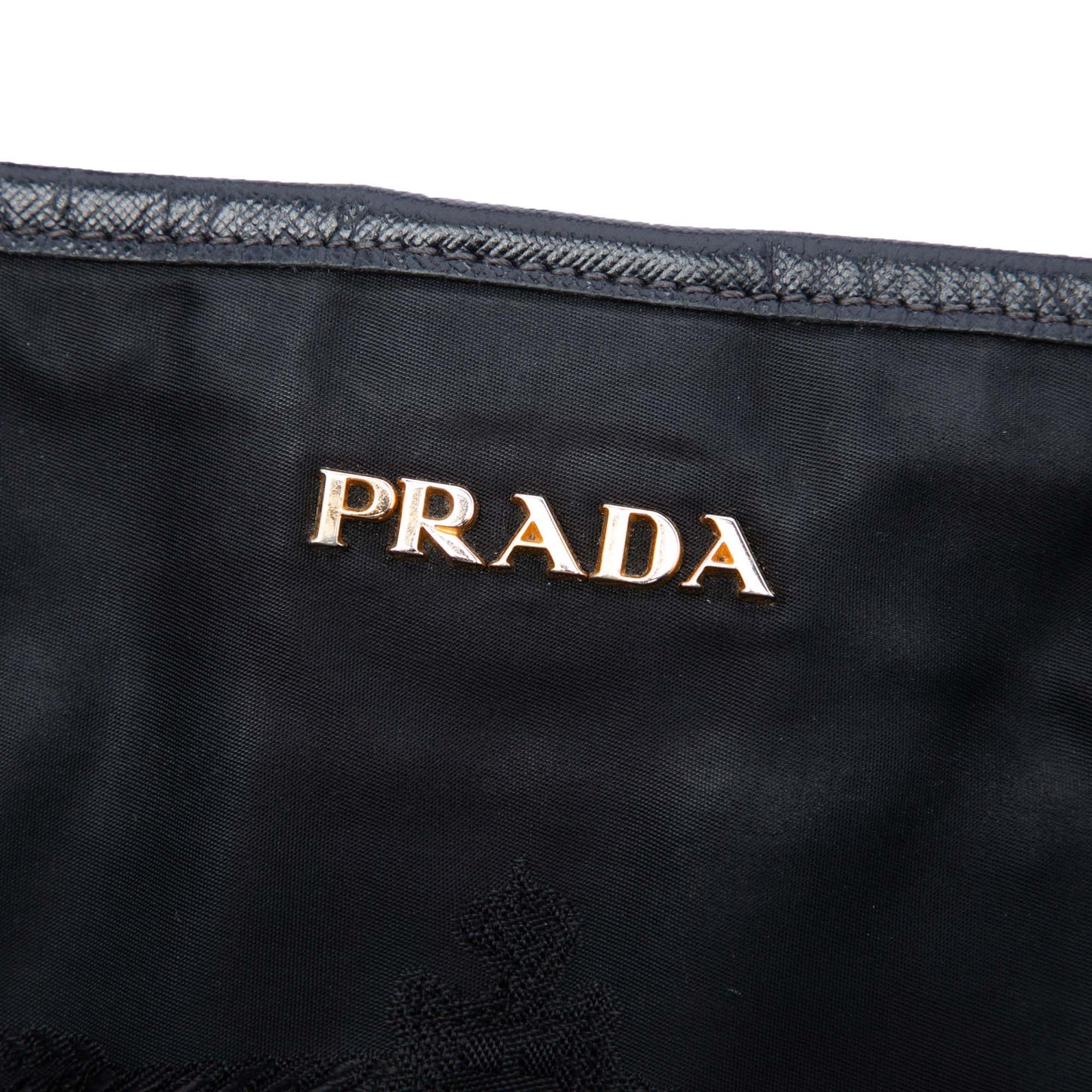 Prada Tessuto Canapa Logo Tote