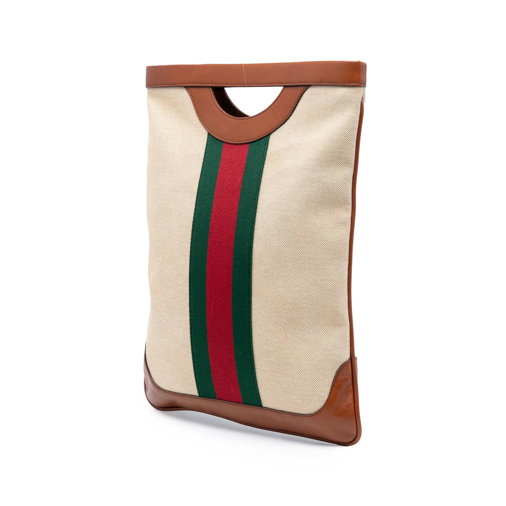 Gucci Canvas Web Satchel