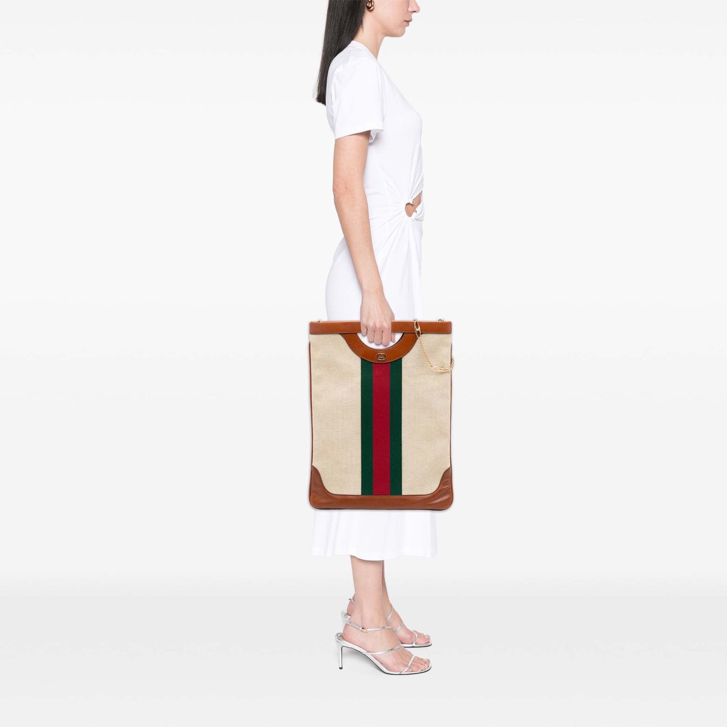 Gucci Canvas Web Satchel