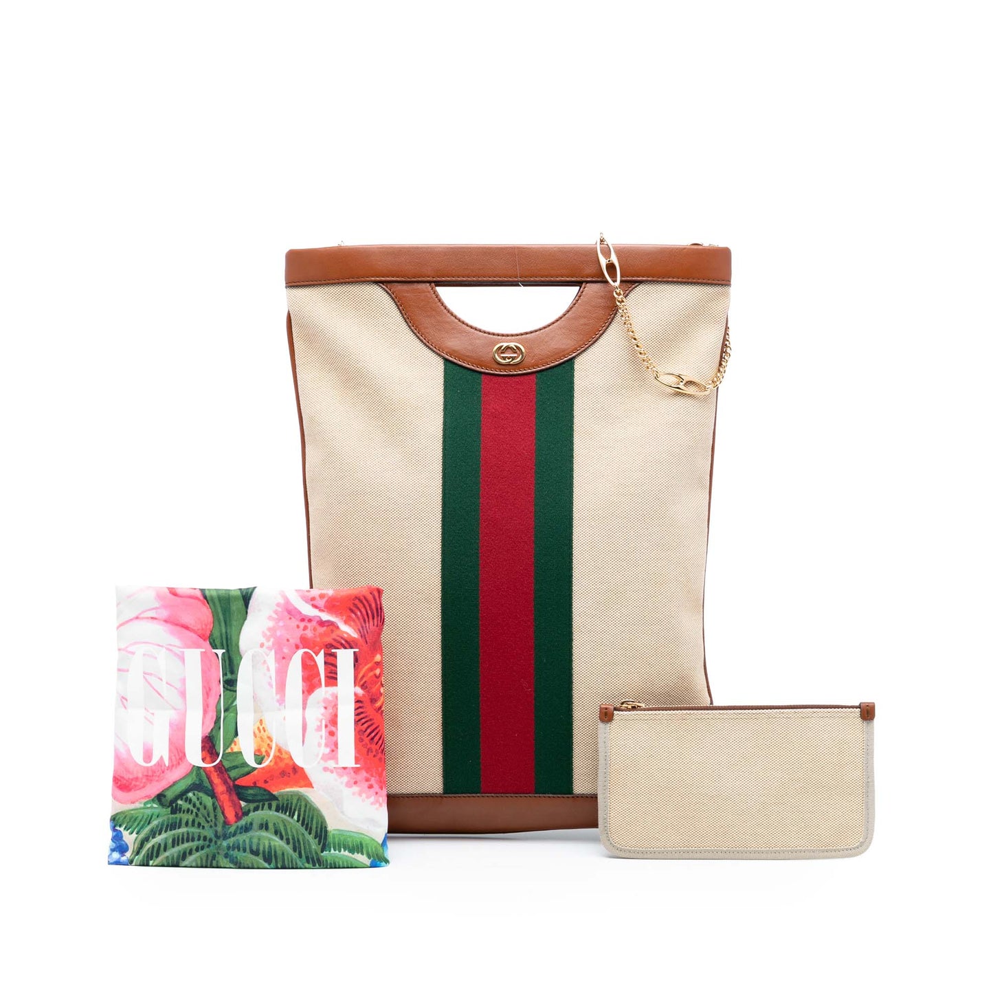 Gucci Canvas Web Satchel