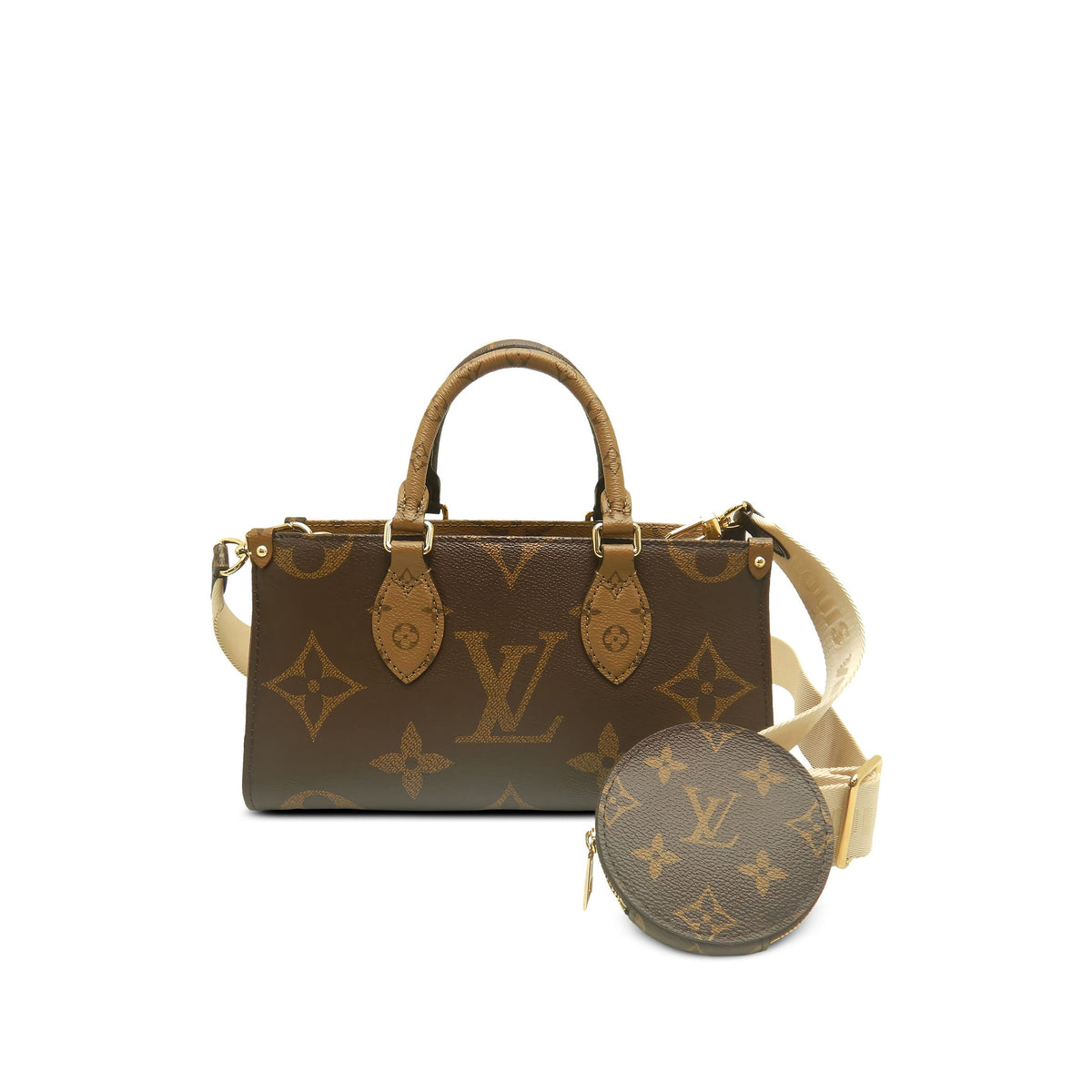 Louis Vuitton Monogram Reverse OnTheGo East West — Brown