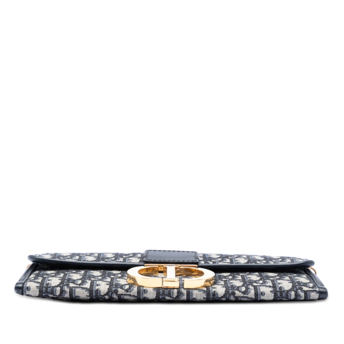 Dior Oblique Canvas 30 Montaigne Clutch With Chain