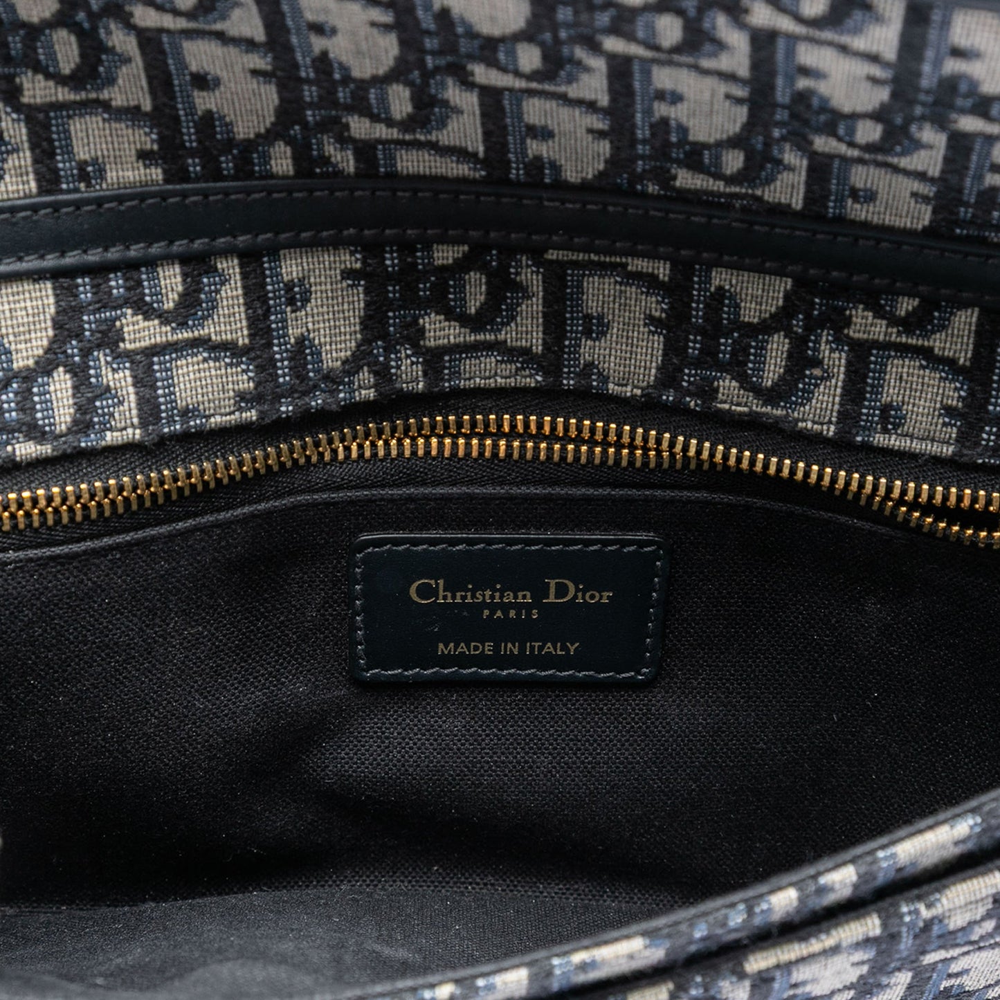 Dior Oblique Canvas 30 Montaigne Clutch With Chain