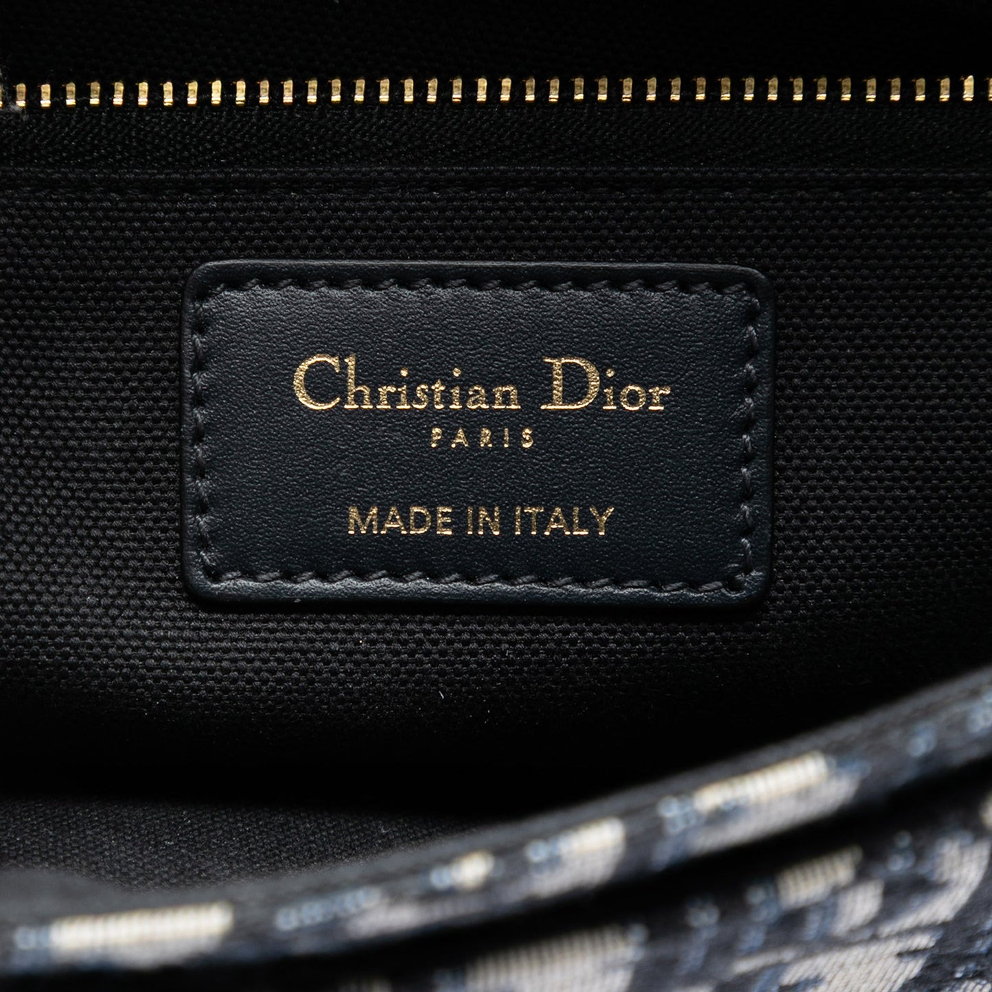 Dior Oblique Canvas 30 Montaigne Clutch With Chain