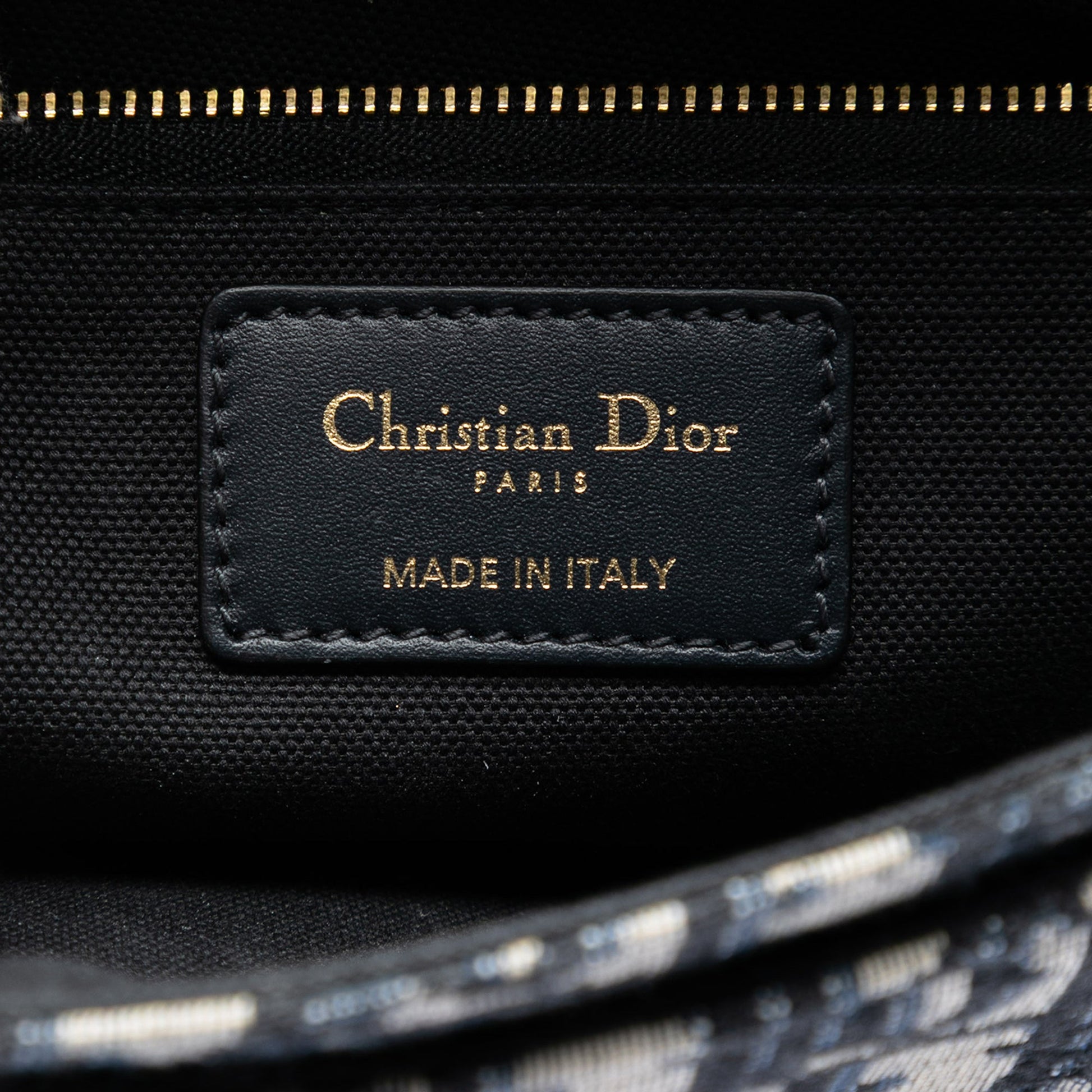 Dior Oblique Canvas 30 Montaigne Clutch With Chain