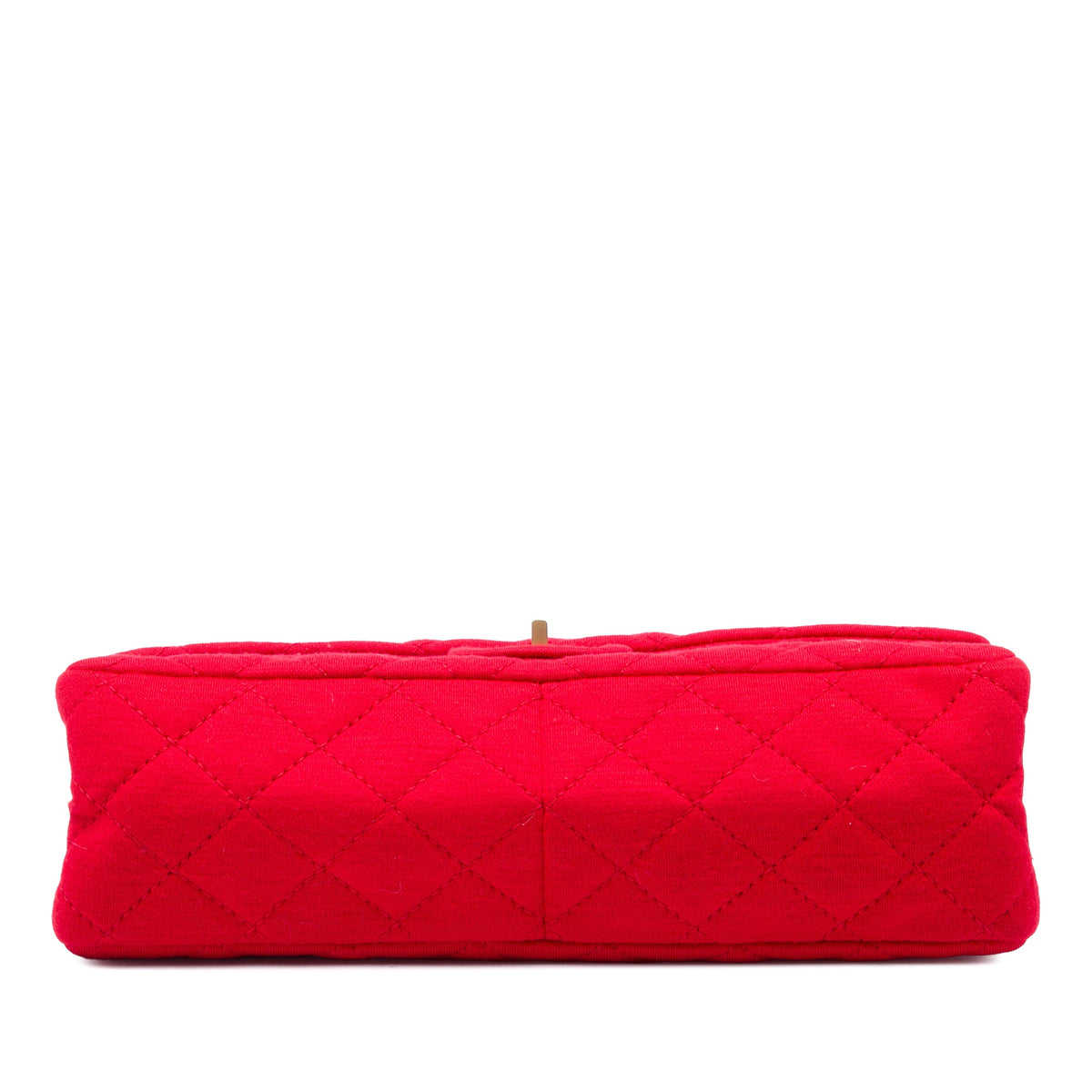 Chanel Quilted Jersey Reissue 2.55 Double Flap 226 — Red